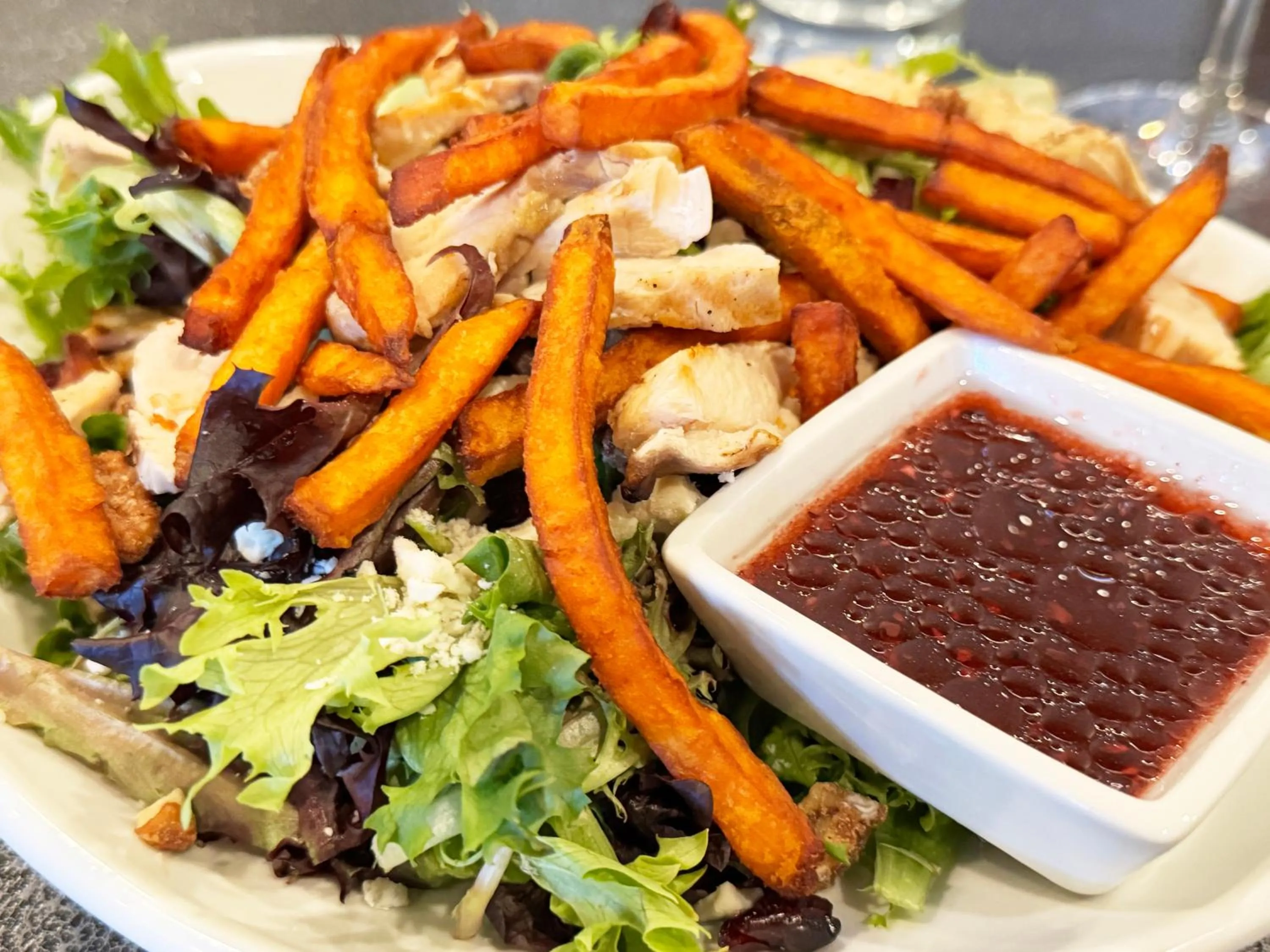 Food close-up in City Hall Grand Hotel