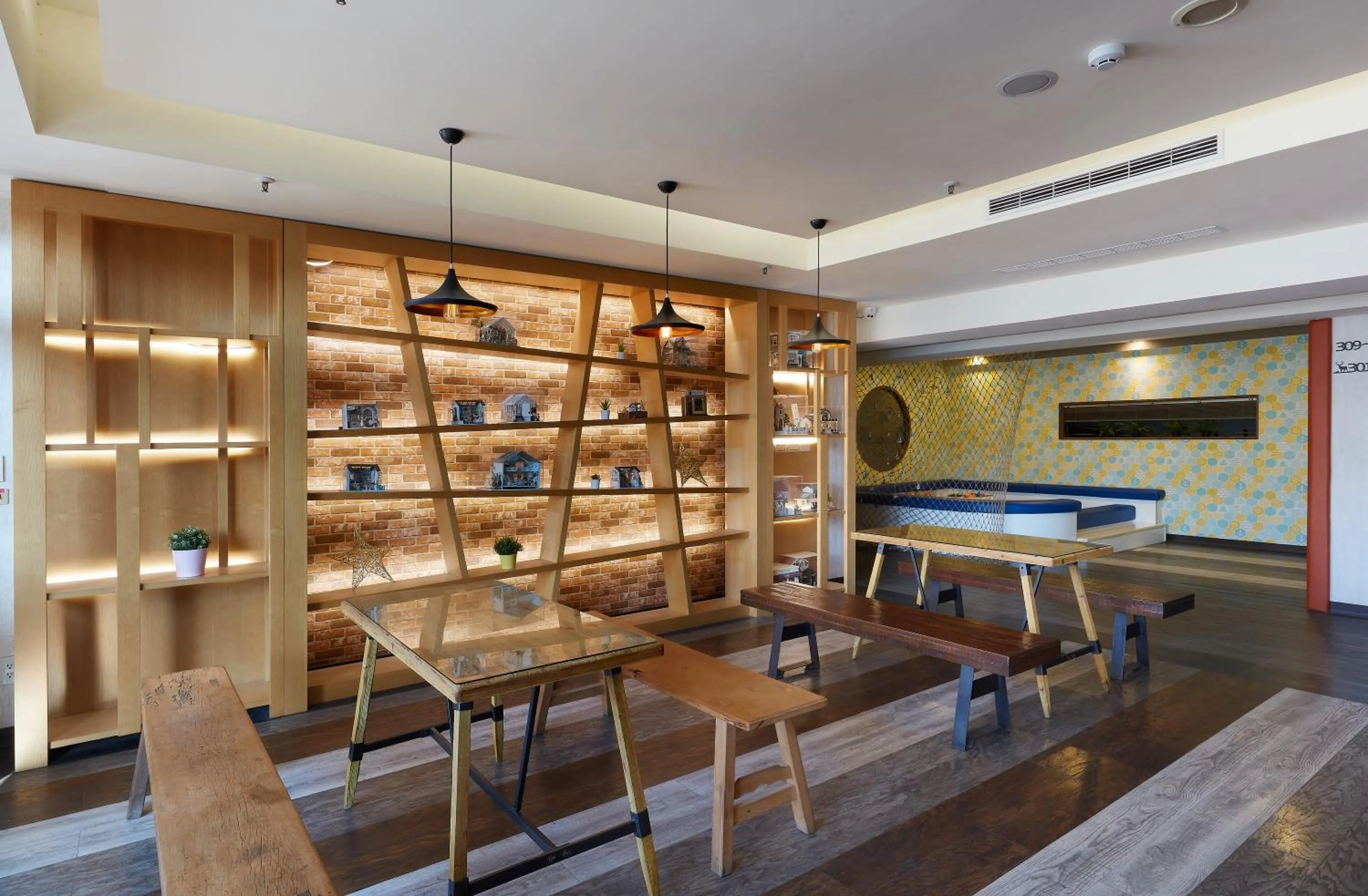 Seating area in CHECK inn Yilan LuoDong