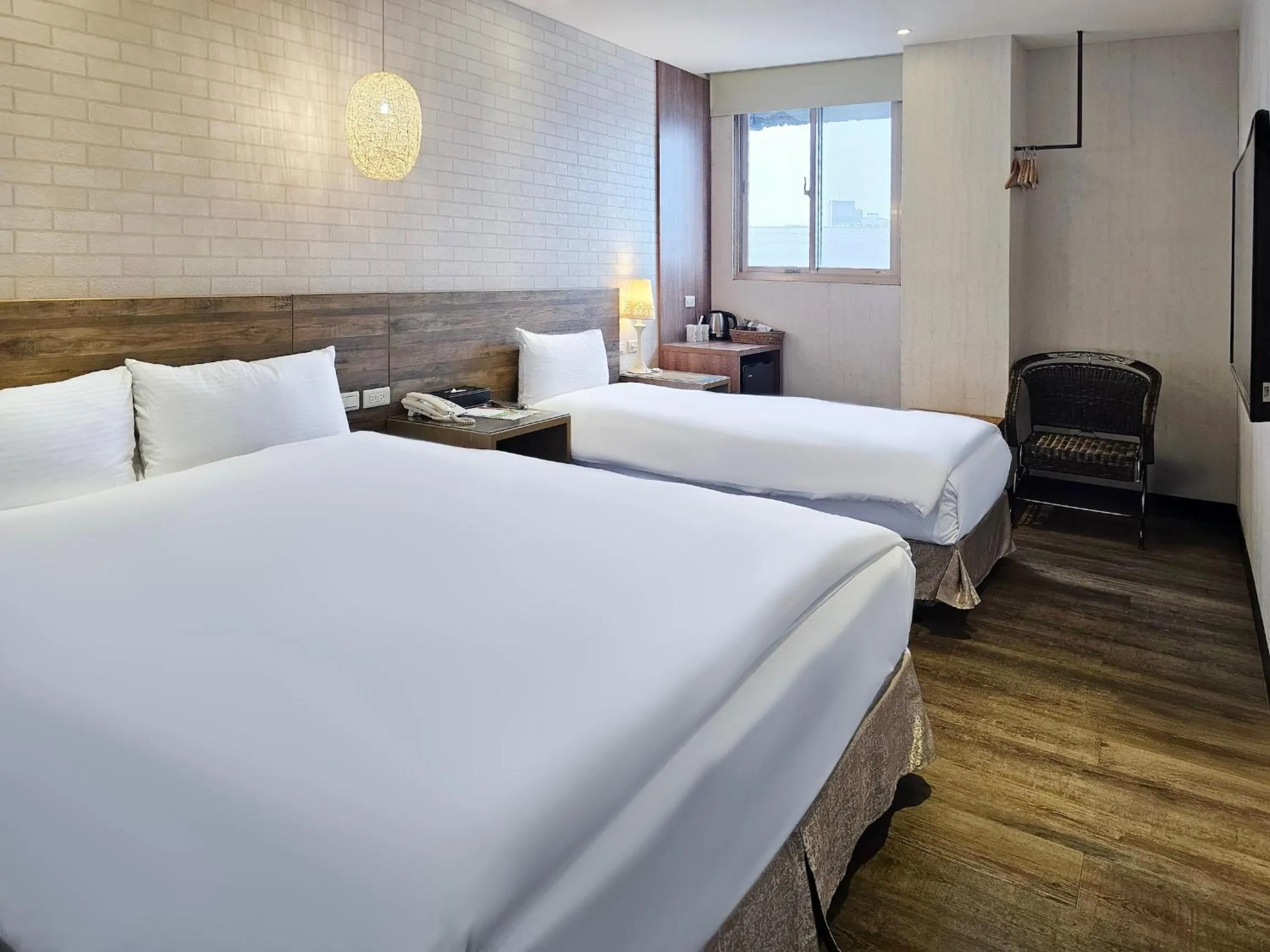 Bed in CHECK inn Yilan LuoDong
