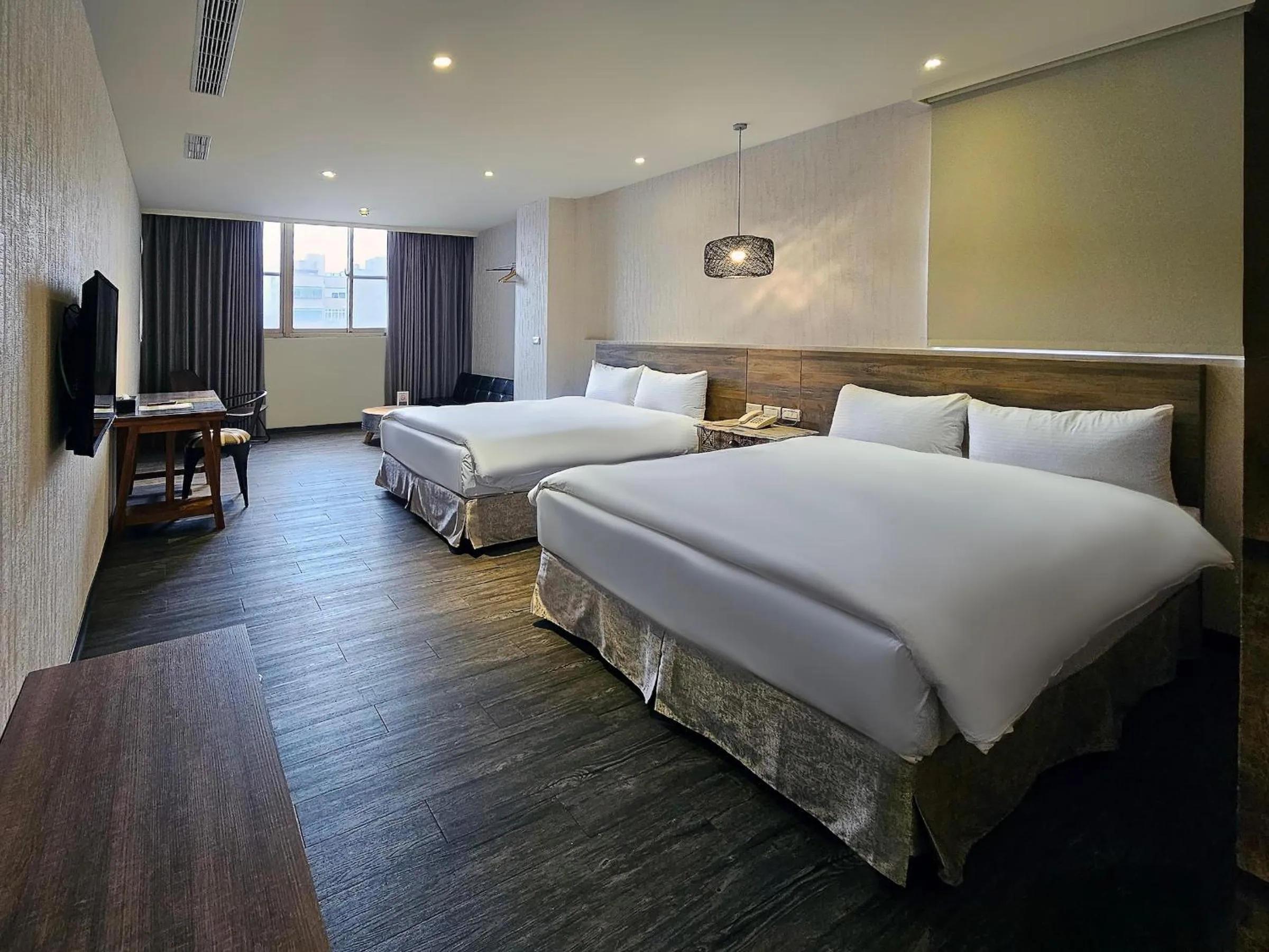 Bed in CHECK inn Yilan LuoDong