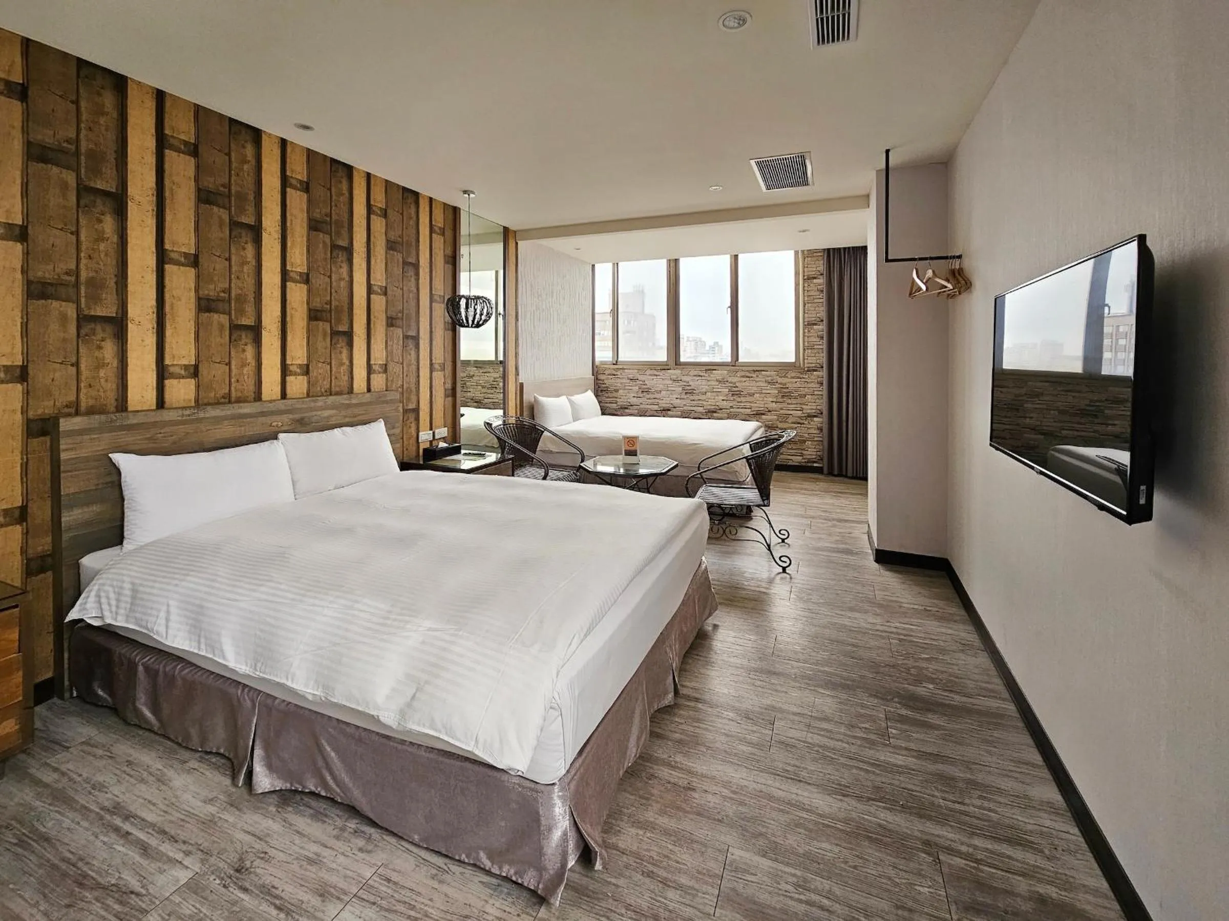 Bed in CHECK inn Yilan LuoDong