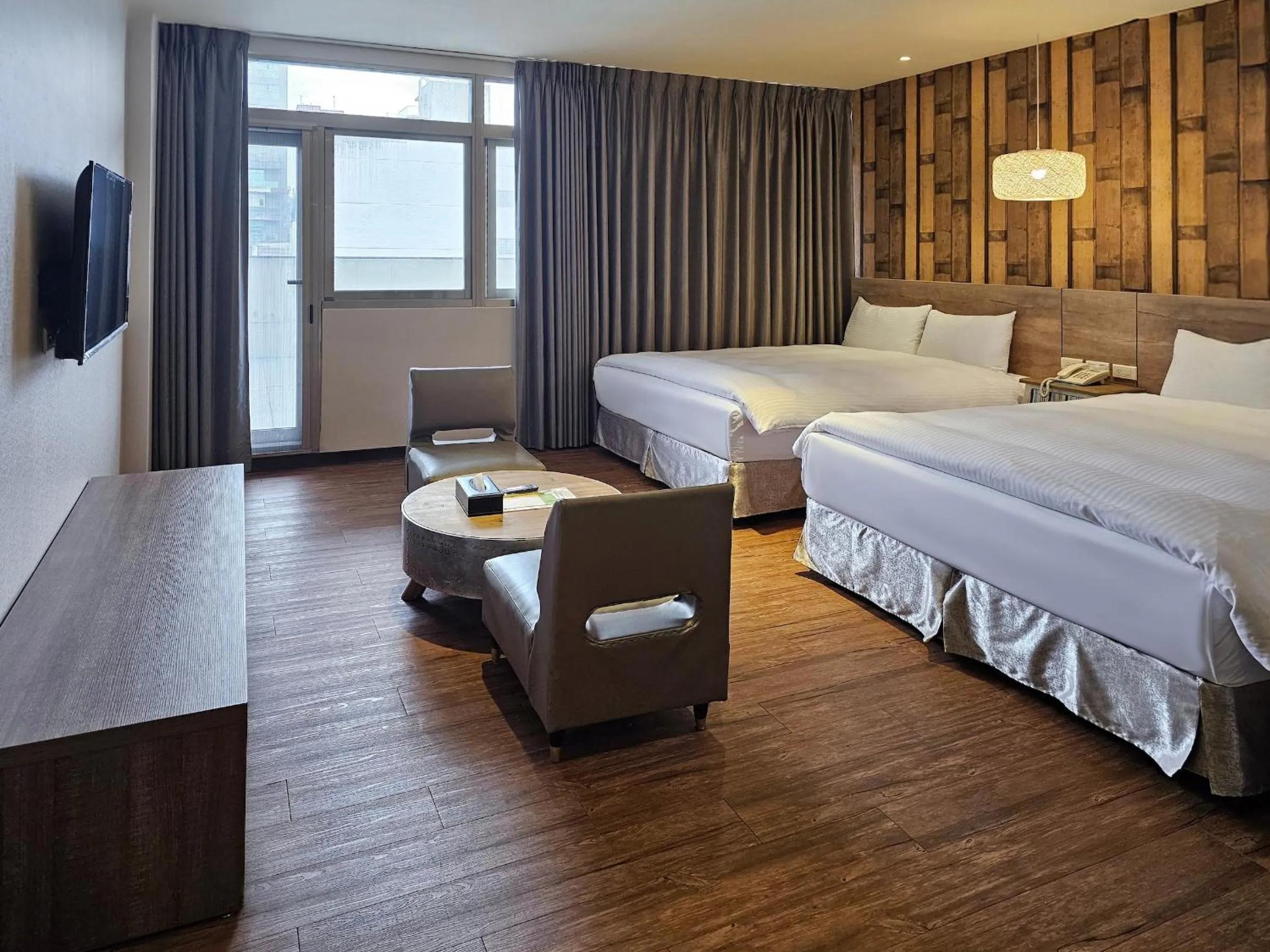 Bed in CHECK inn Yilan LuoDong