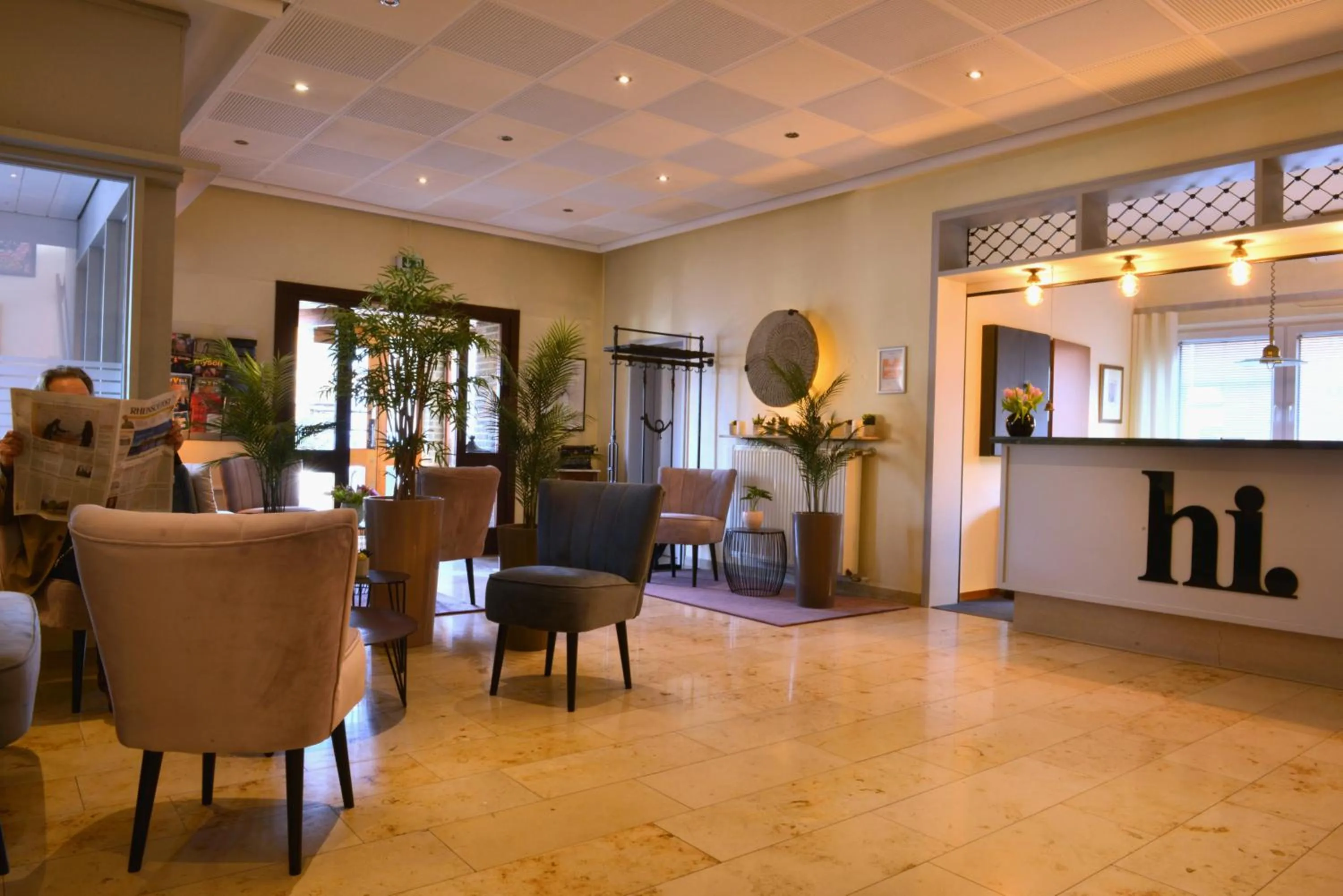 Lobby or reception in Hotel Alte Post