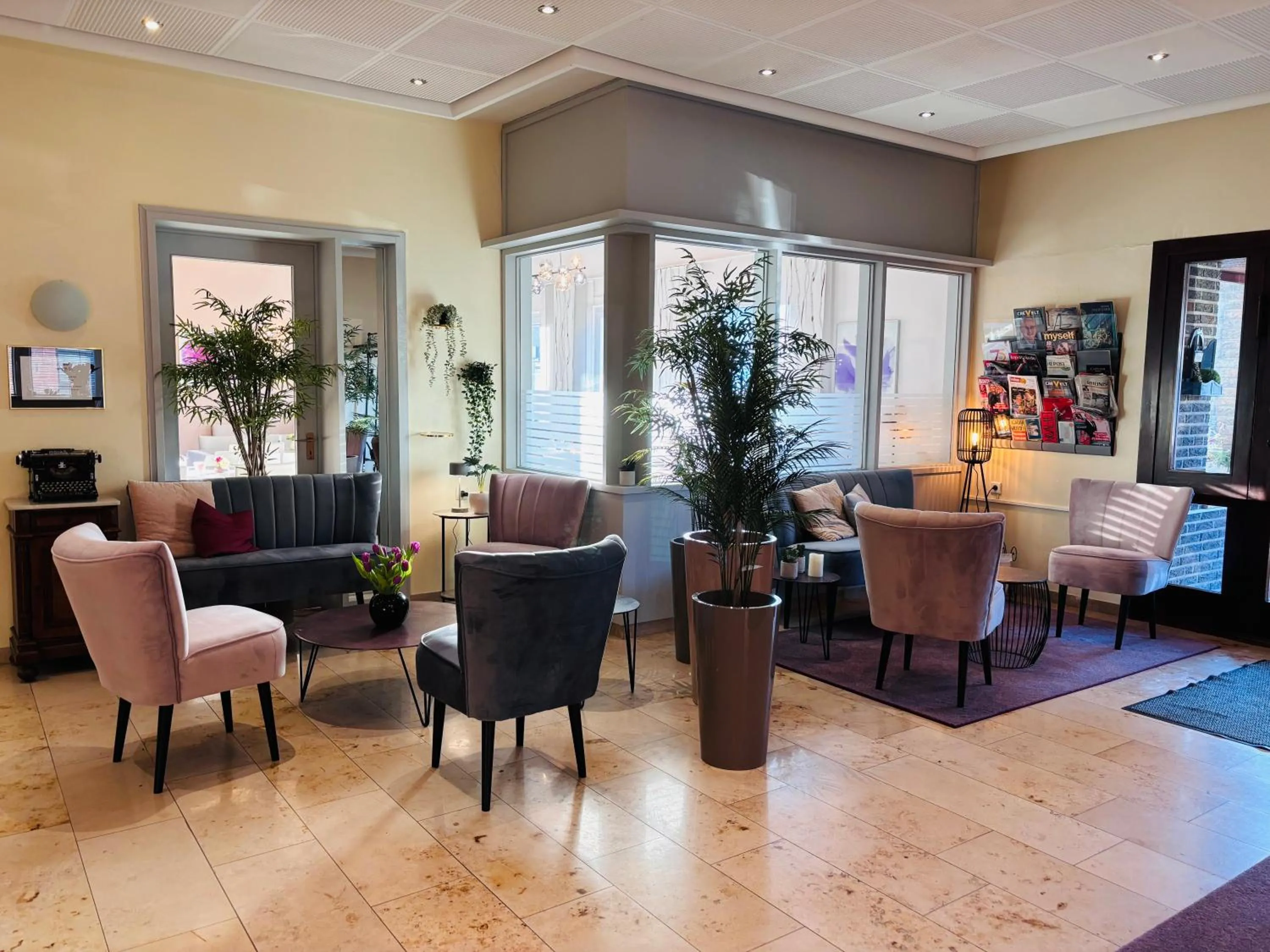 Seating area in Hotel Alte Post