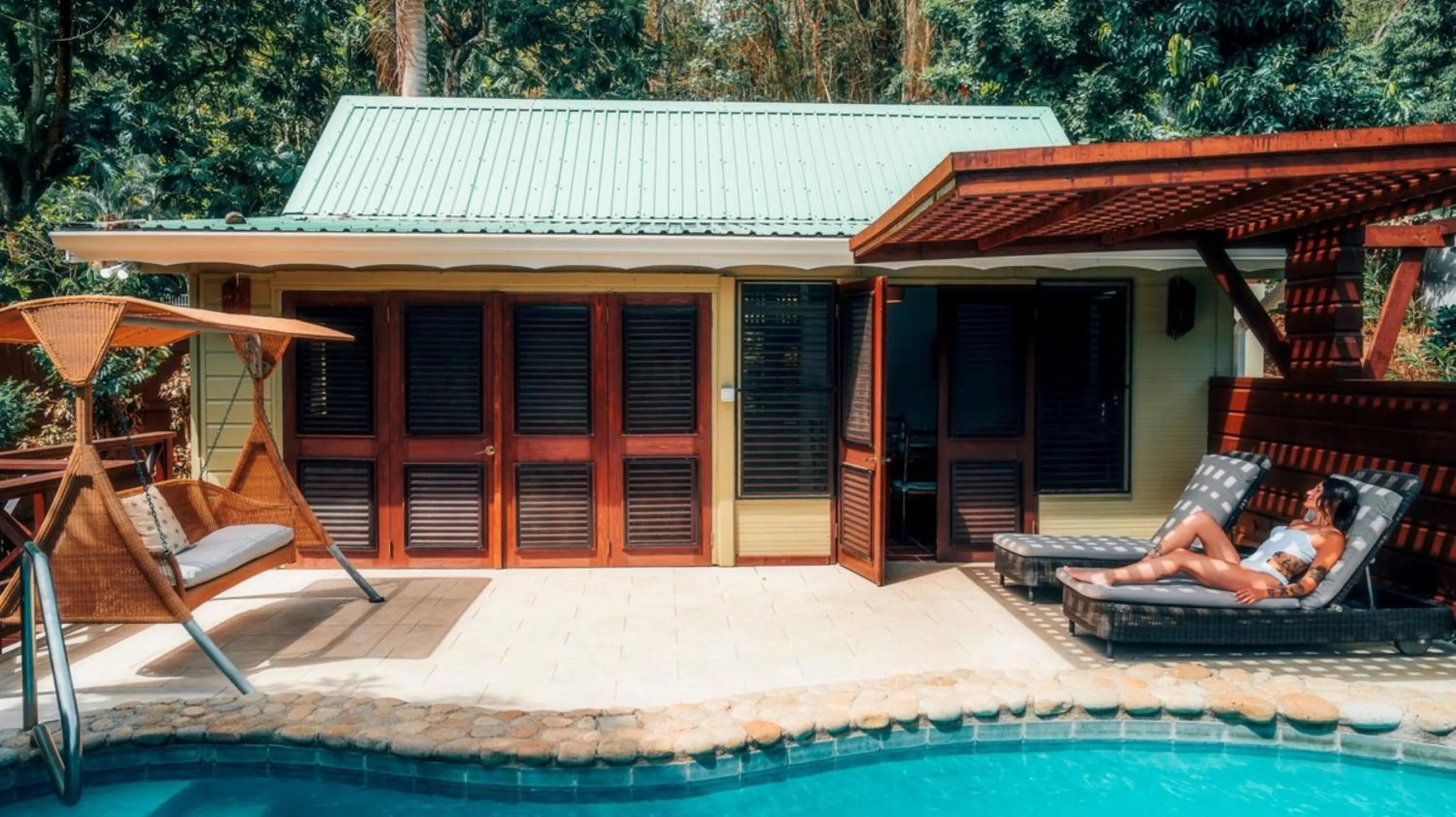 Patio in Stonefield Villa Resort