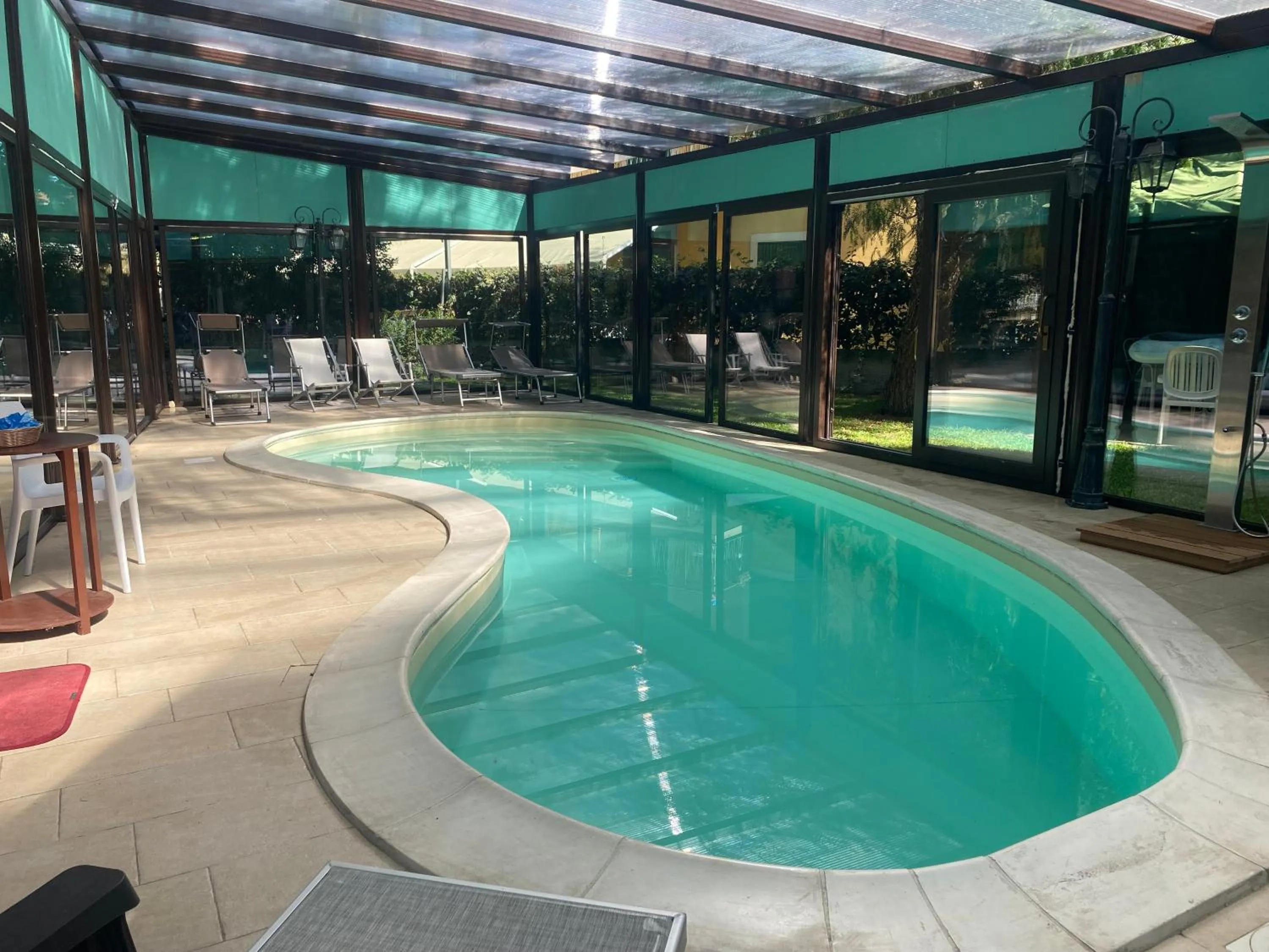 Pool view in B&B Etna Country