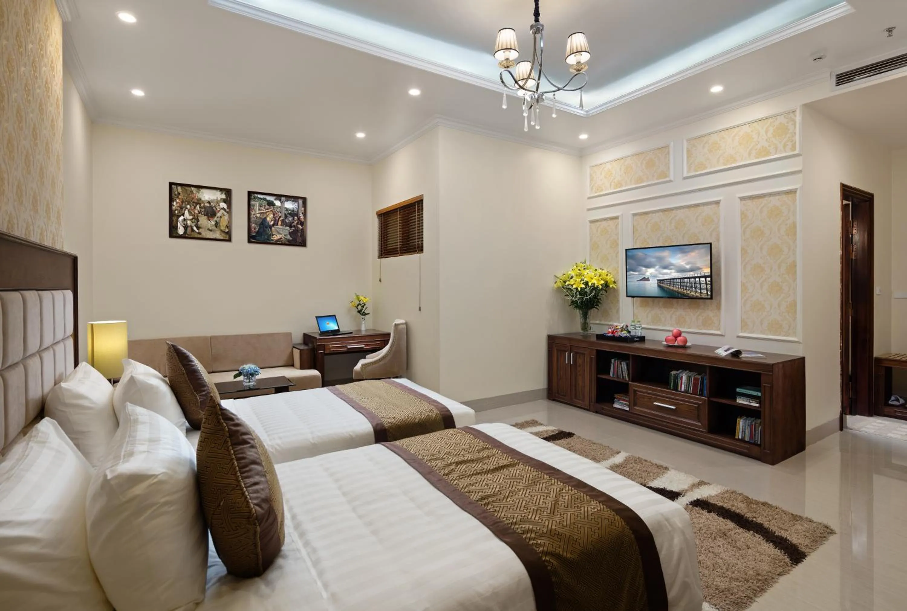 Photo of the whole room in Center Hotel Bac Ninh