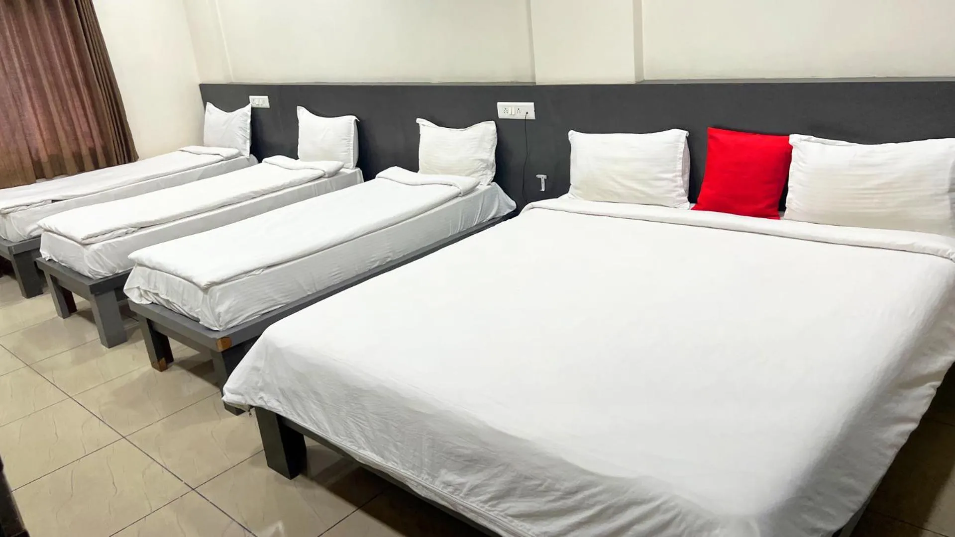 Bed in The Gir Harmony Hotel