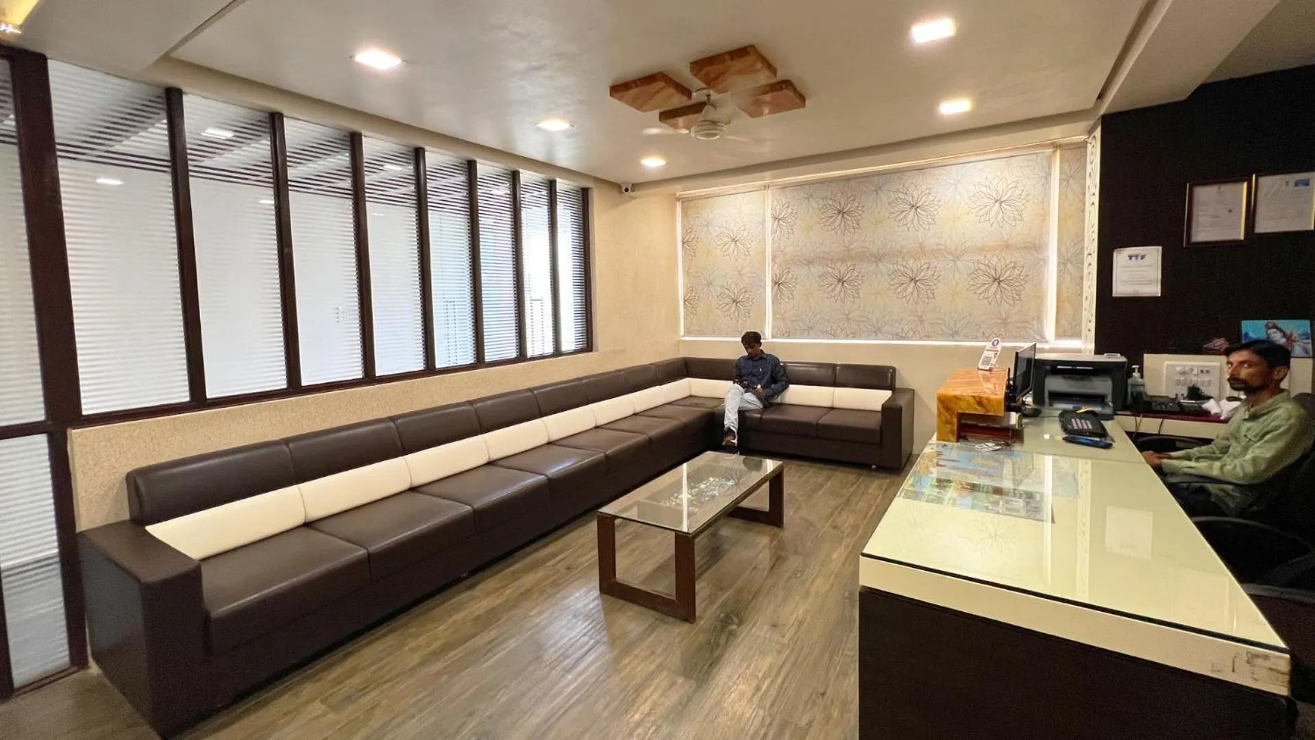 Seating area in The Gir Harmony Hotel