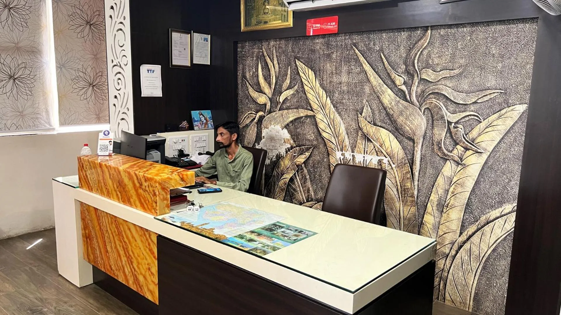 Lobby or reception in The Gir Harmony Hotel