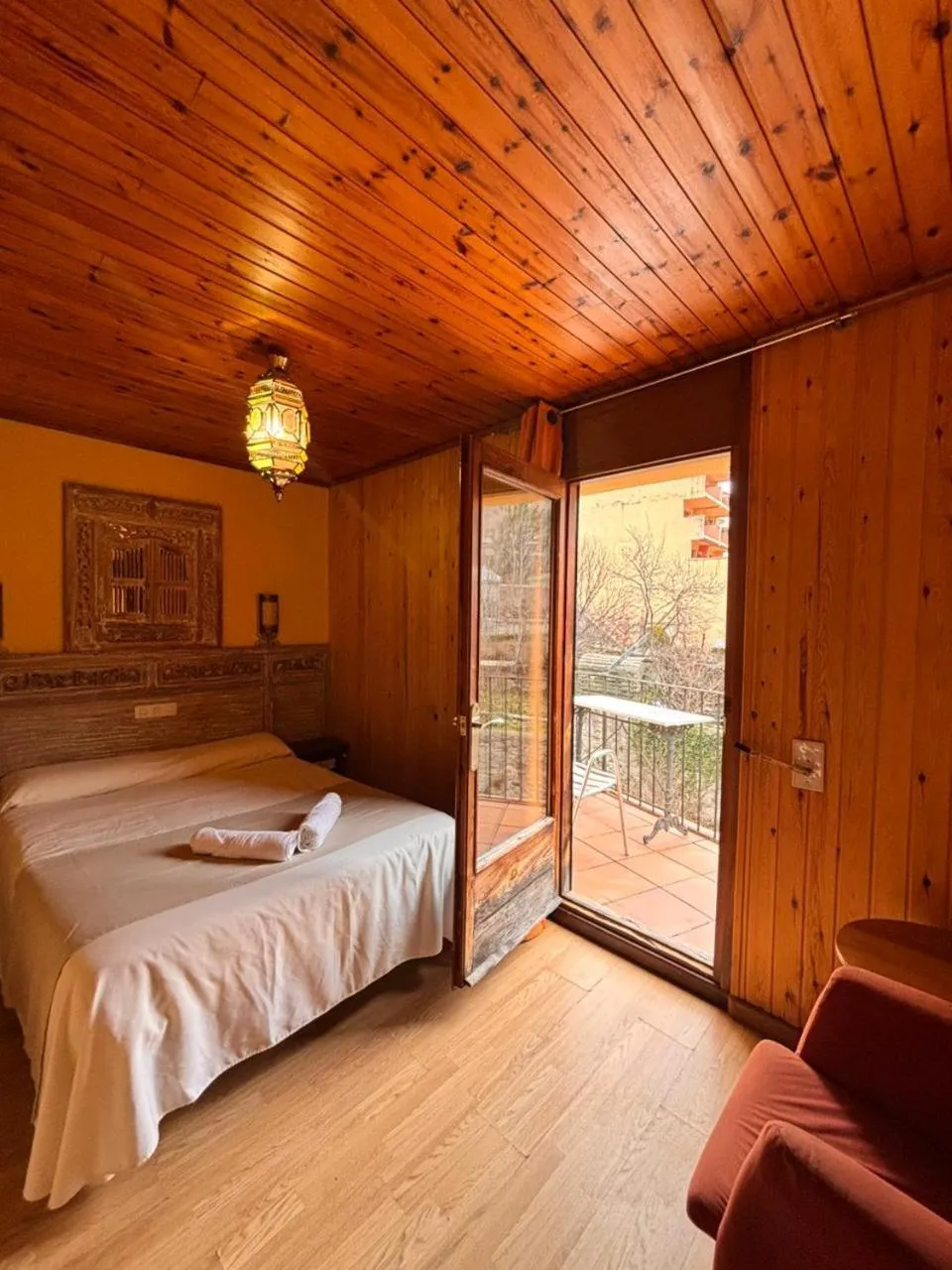 Bedroom, Bed in Hotel Prats