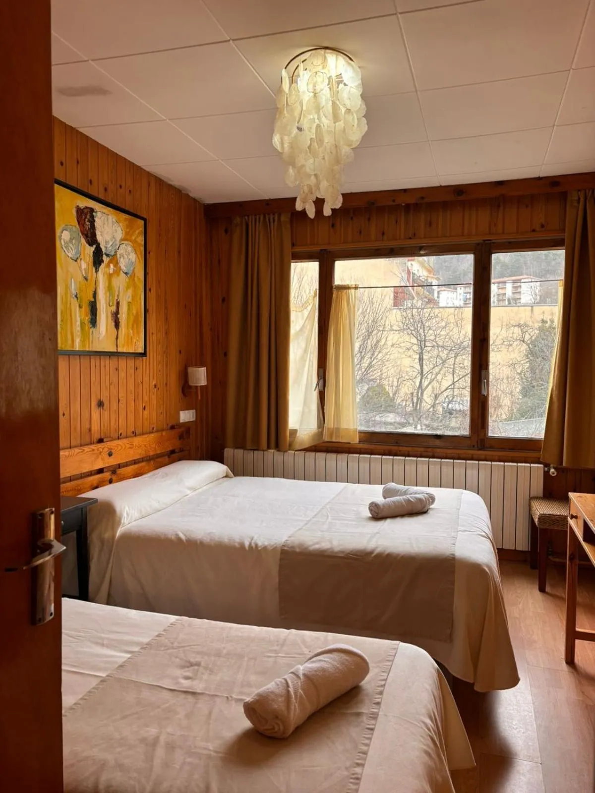 Bedroom, Bed in Hotel Prats