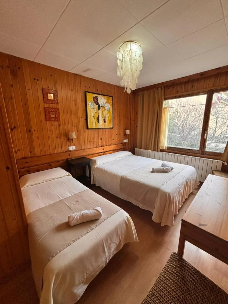 Bedroom, Bed in Hotel Prats