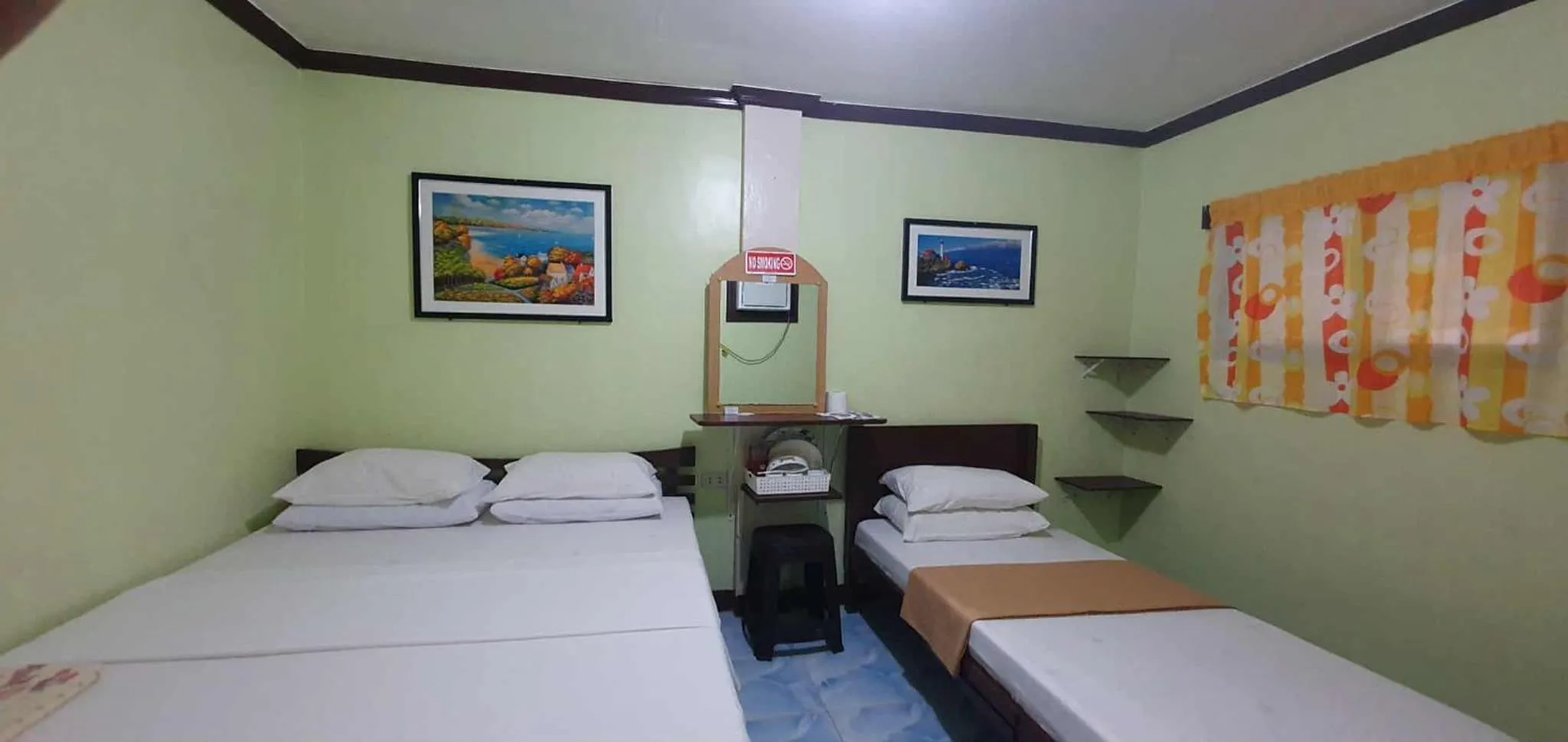 Bed in Bohol Sea Breeze Cottages and Resort