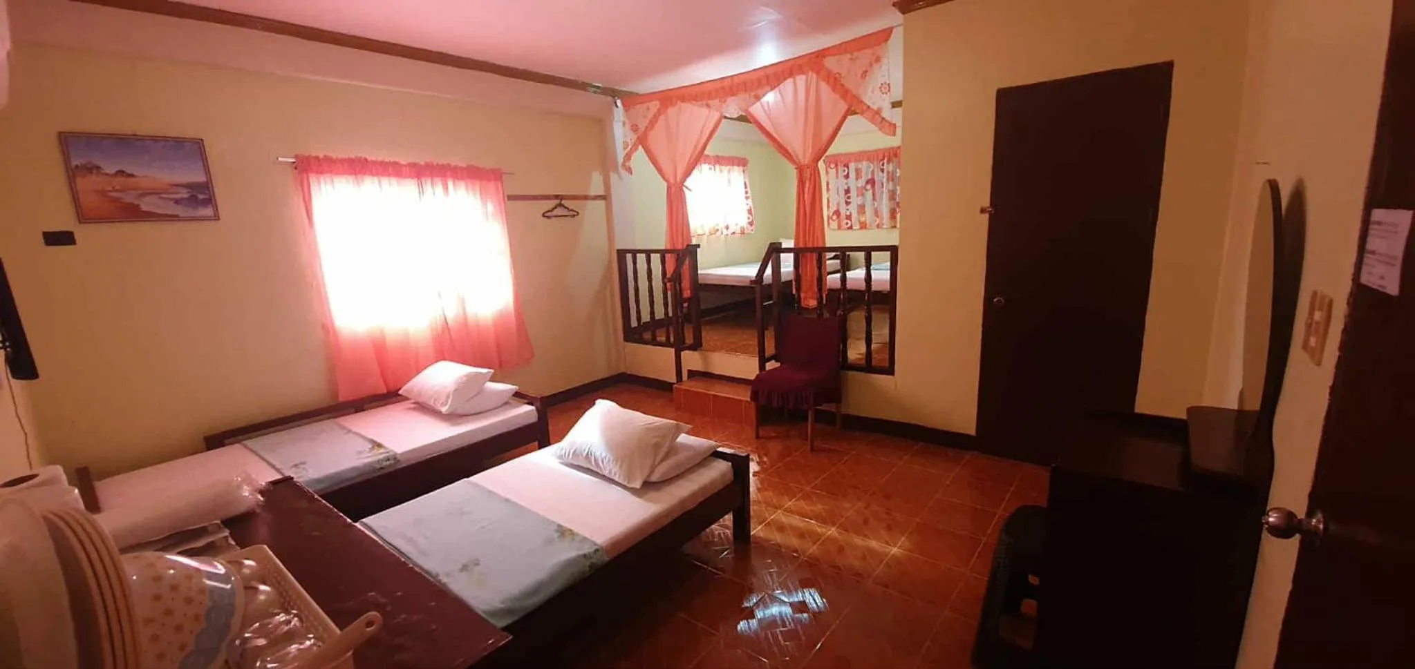 Bed in Bohol Sea Breeze Cottages and Resort