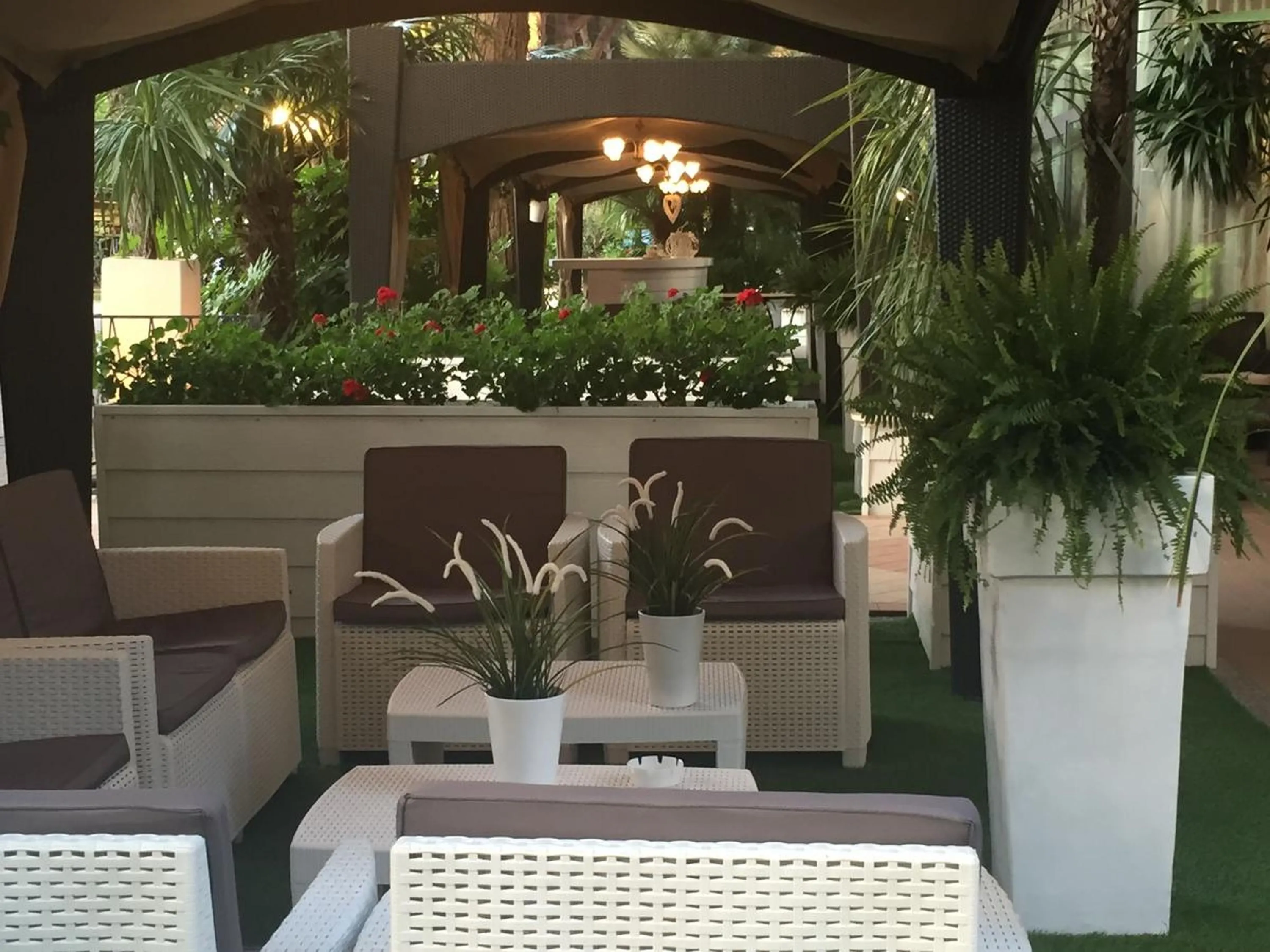 Garden view in Hotel Donatella Pinarella