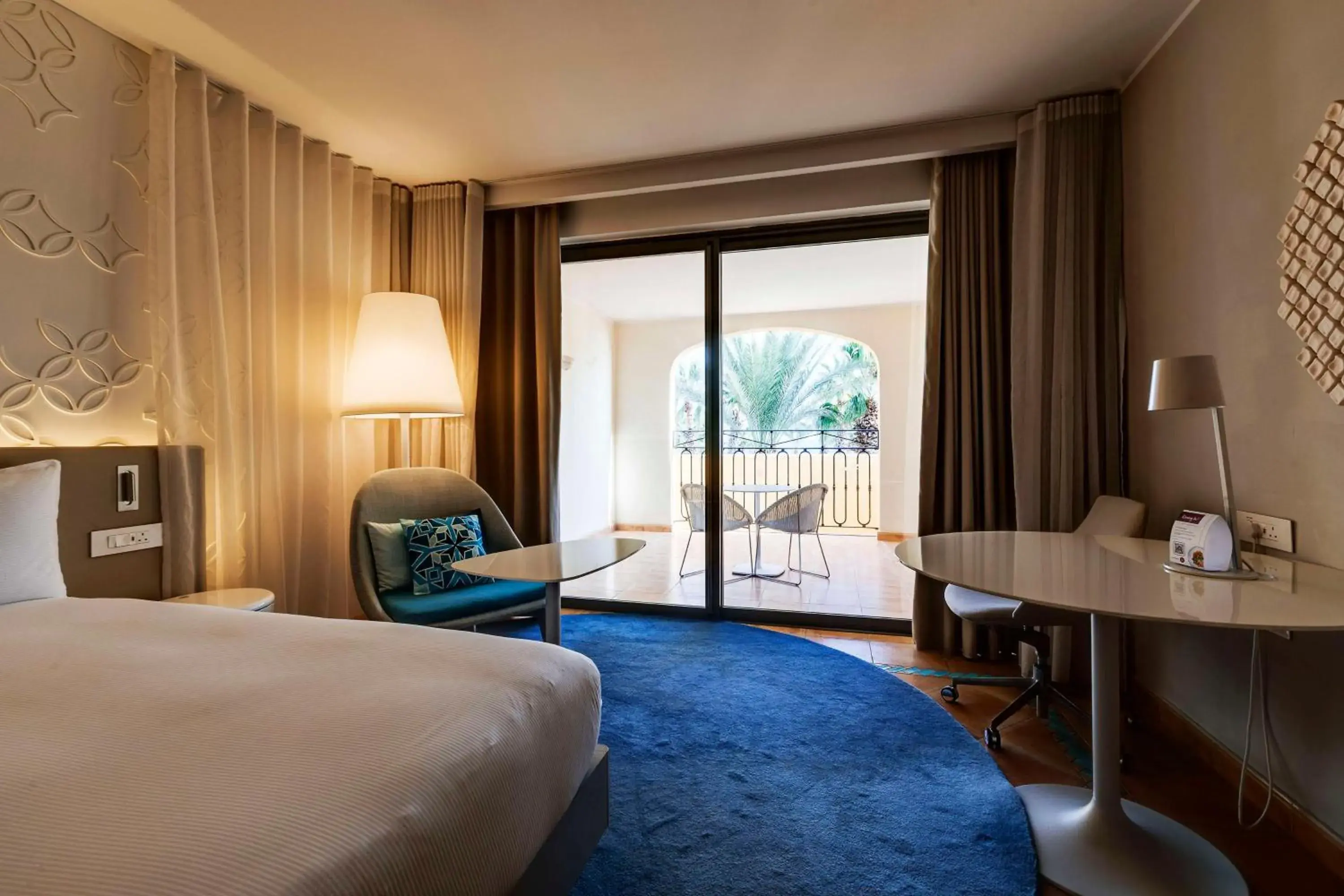 Family Room with Garden View in Hilton Malta Family Room with Garden View in Hilton Malta