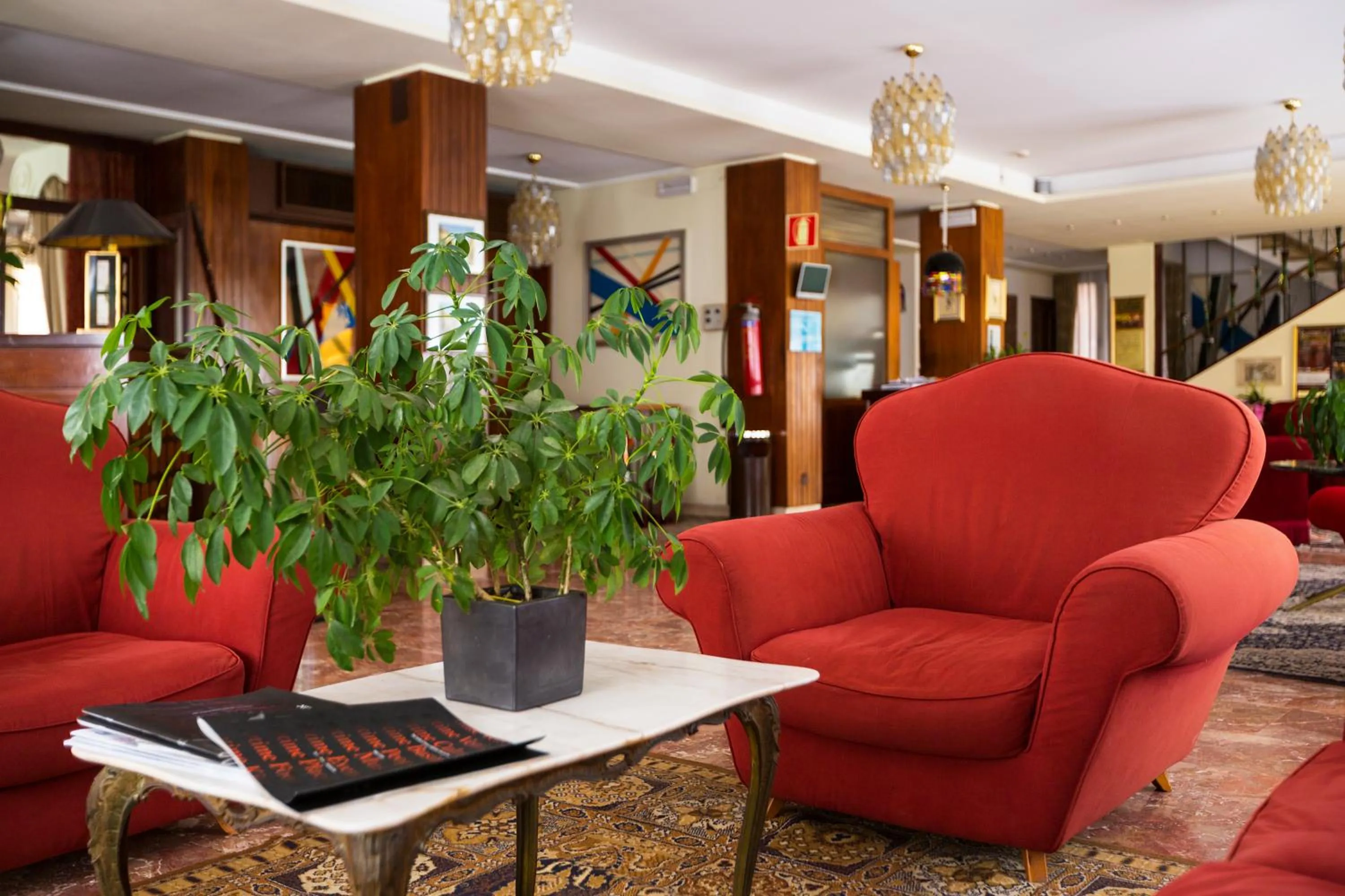 Lobby or reception in Hotel Rigel