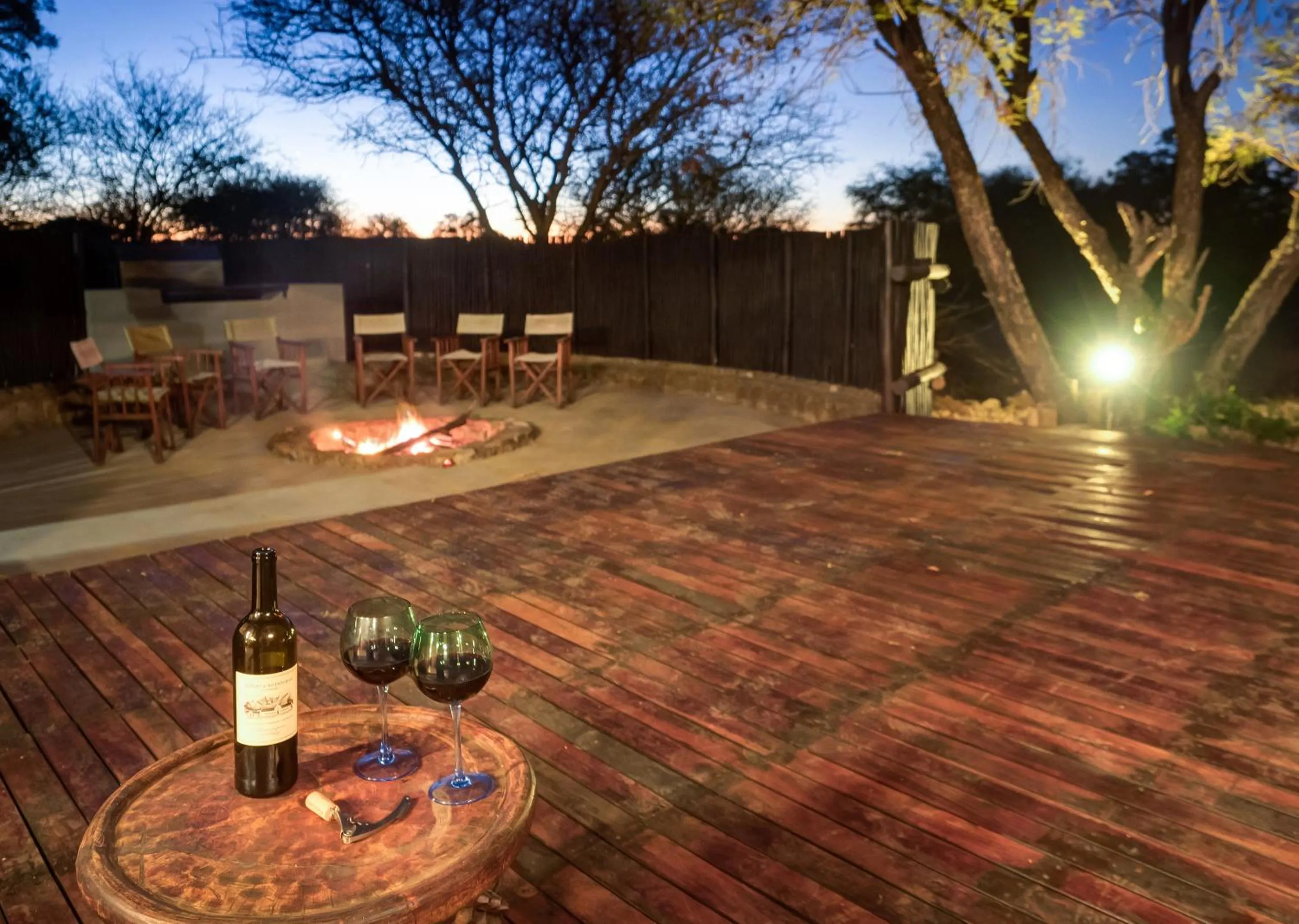 Patio in Finfoot Lake Reserve by Dream Resorts