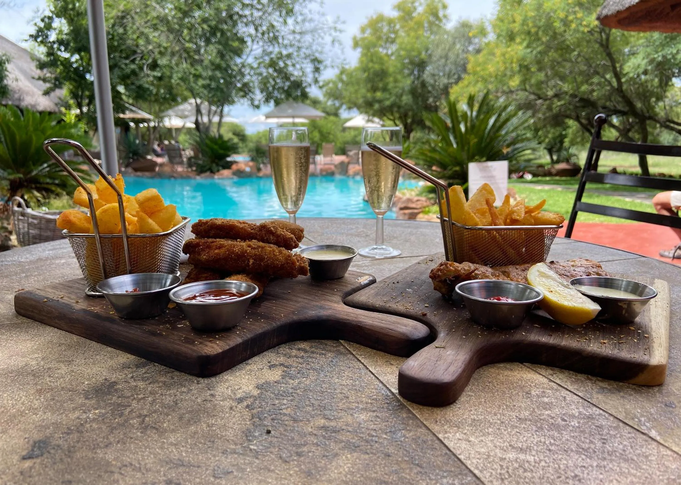 Patio in Finfoot Lake Reserve by Dream Resorts