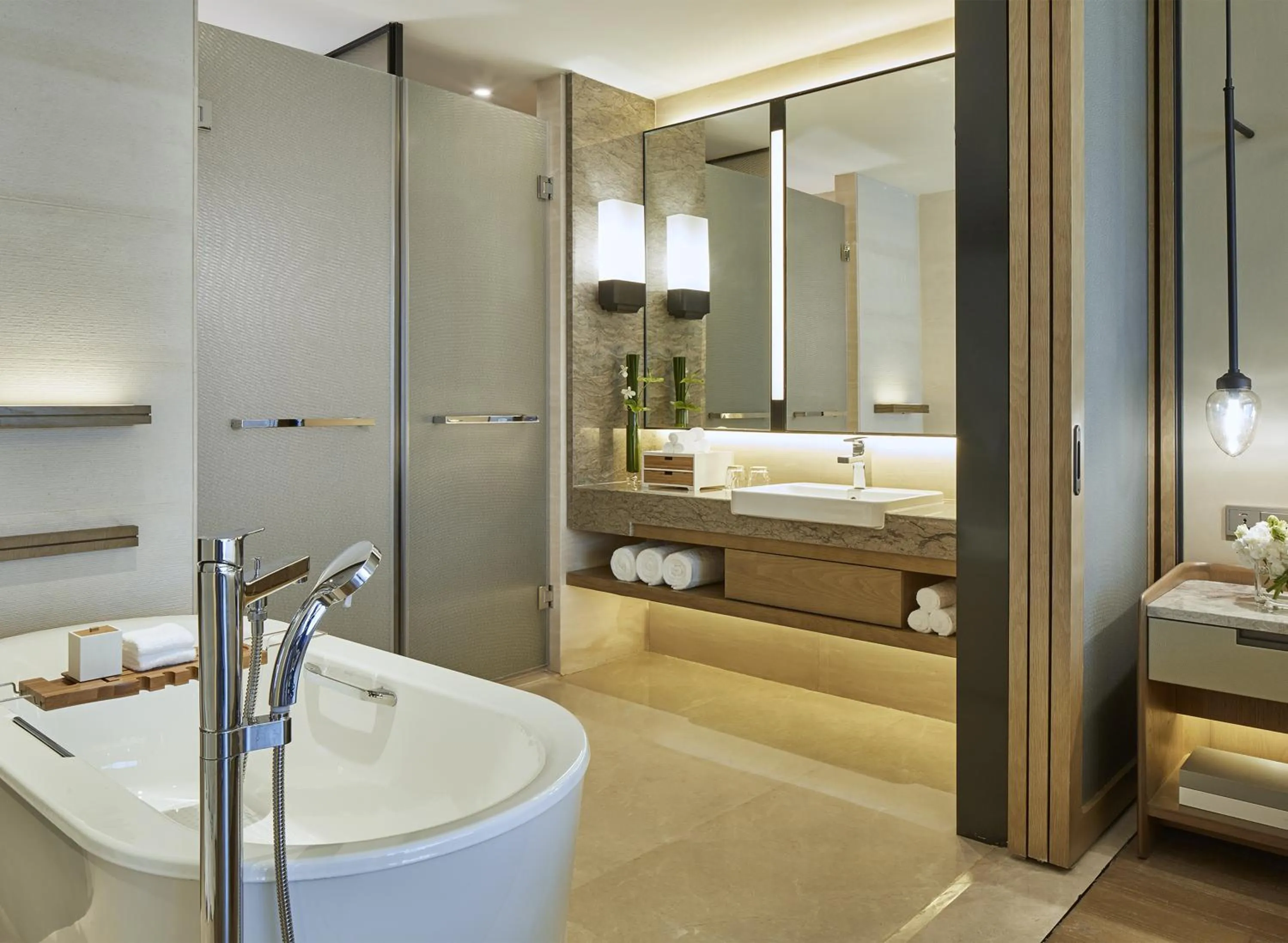 Toilet in Hangzhou Marriott Hotel Qianjiang