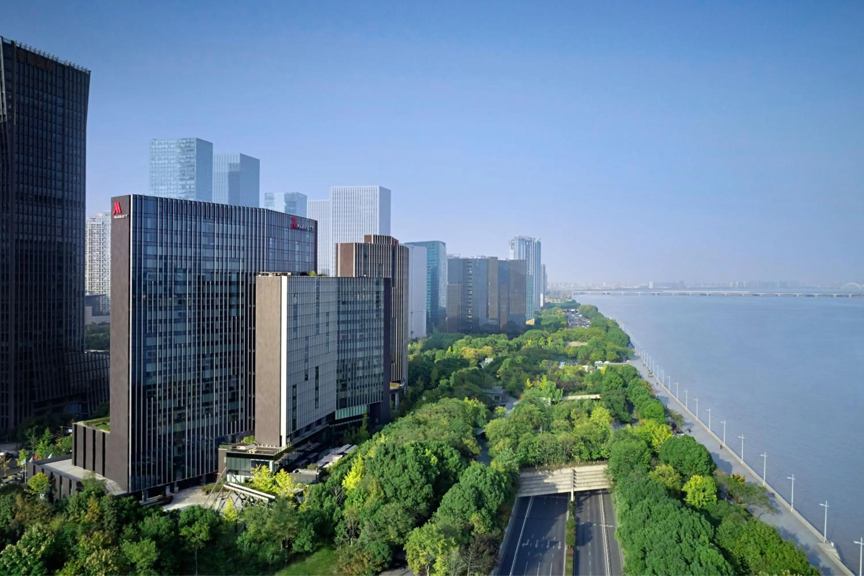 Property building in Hangzhou Marriott Hotel Qianjiang
