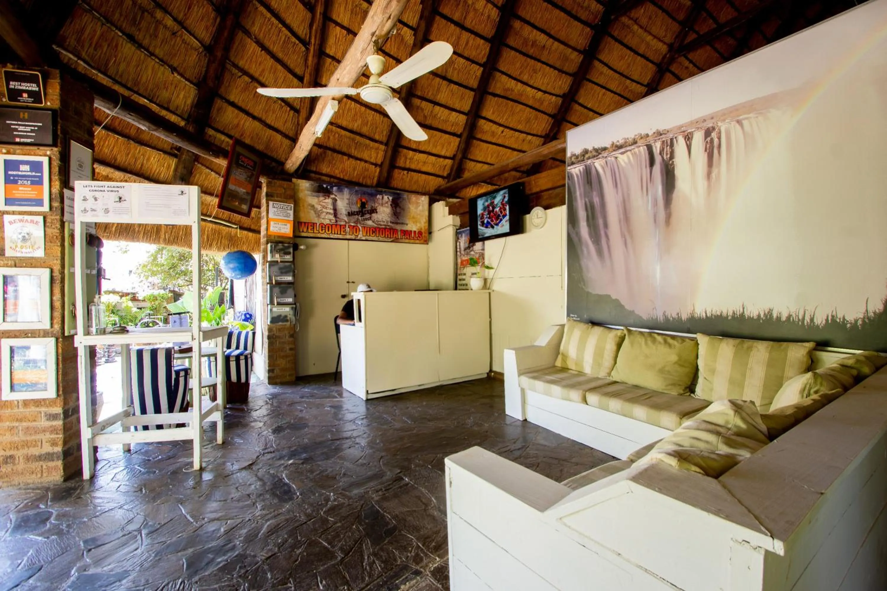 Property building in Victoria Falls Backpackers Lodge
