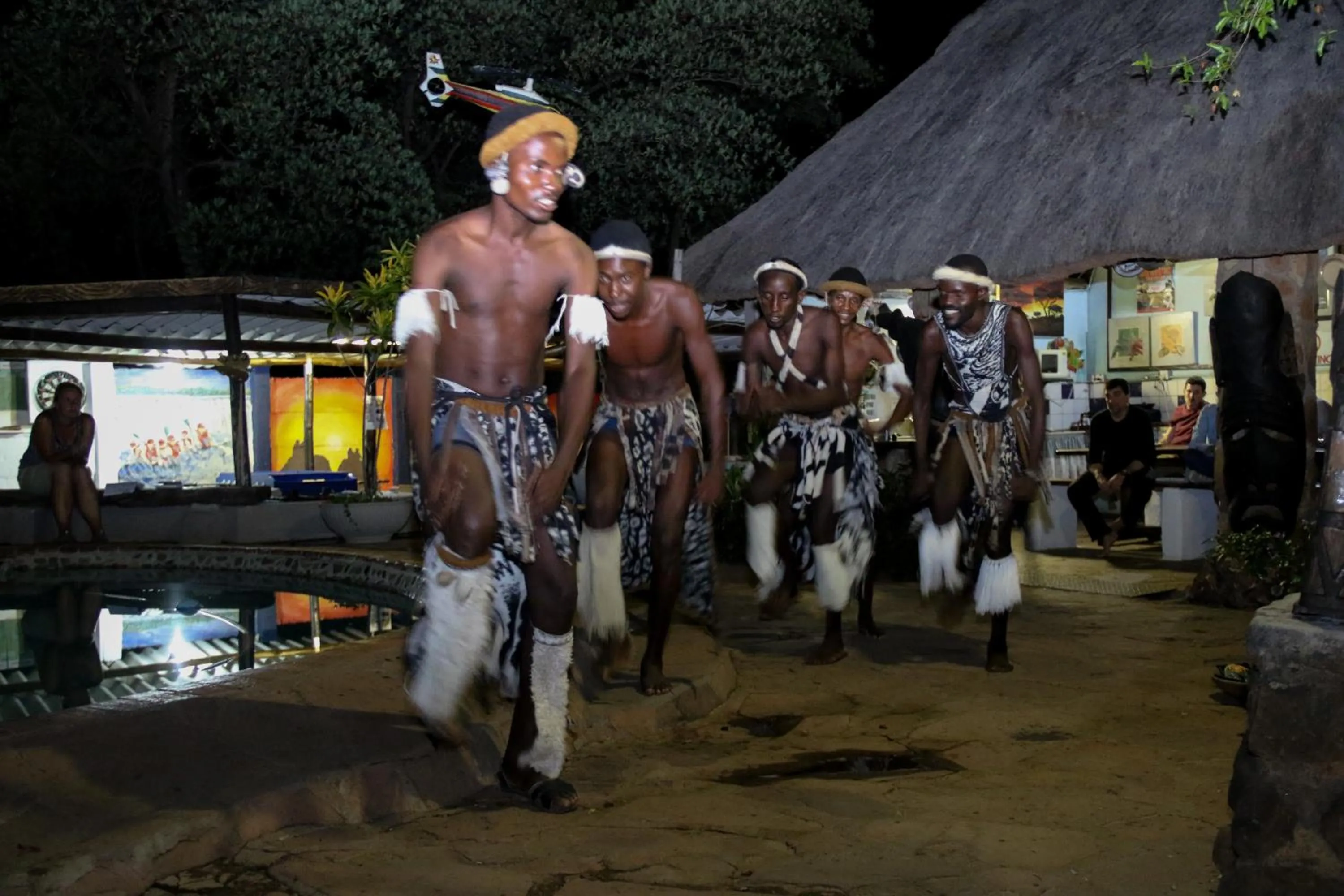 People in Victoria Falls Backpackers Lodge
