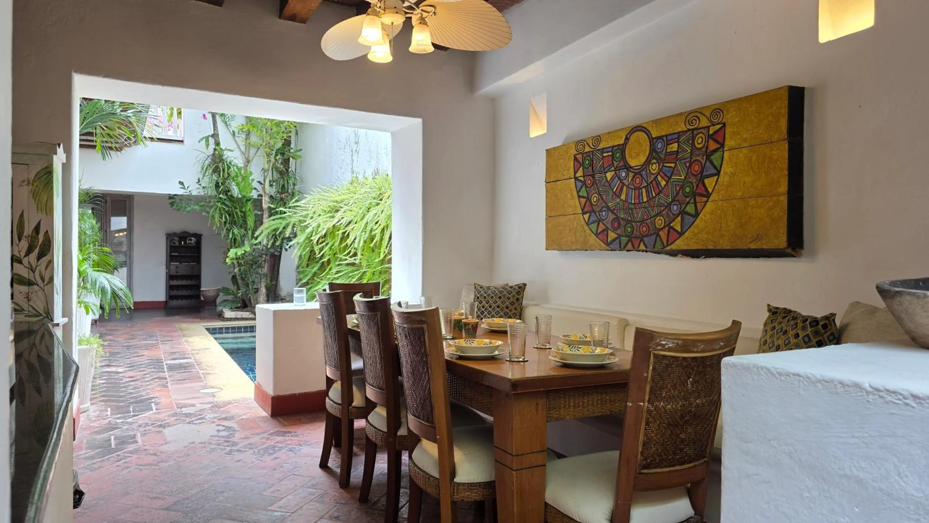 Seating area in Hotel Casa la Tablada