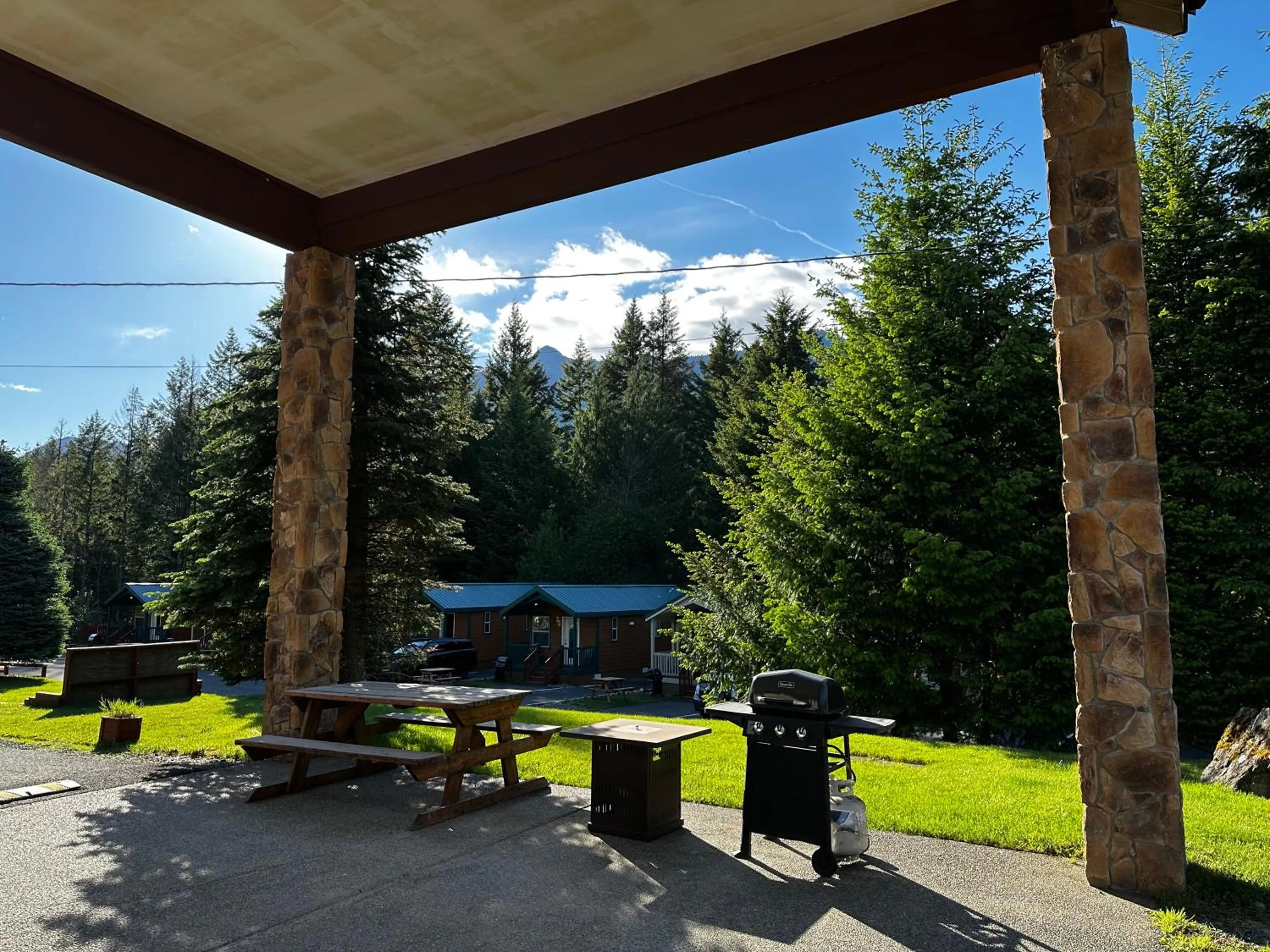 BBQ facilities in Packwood Lodge & Cabins