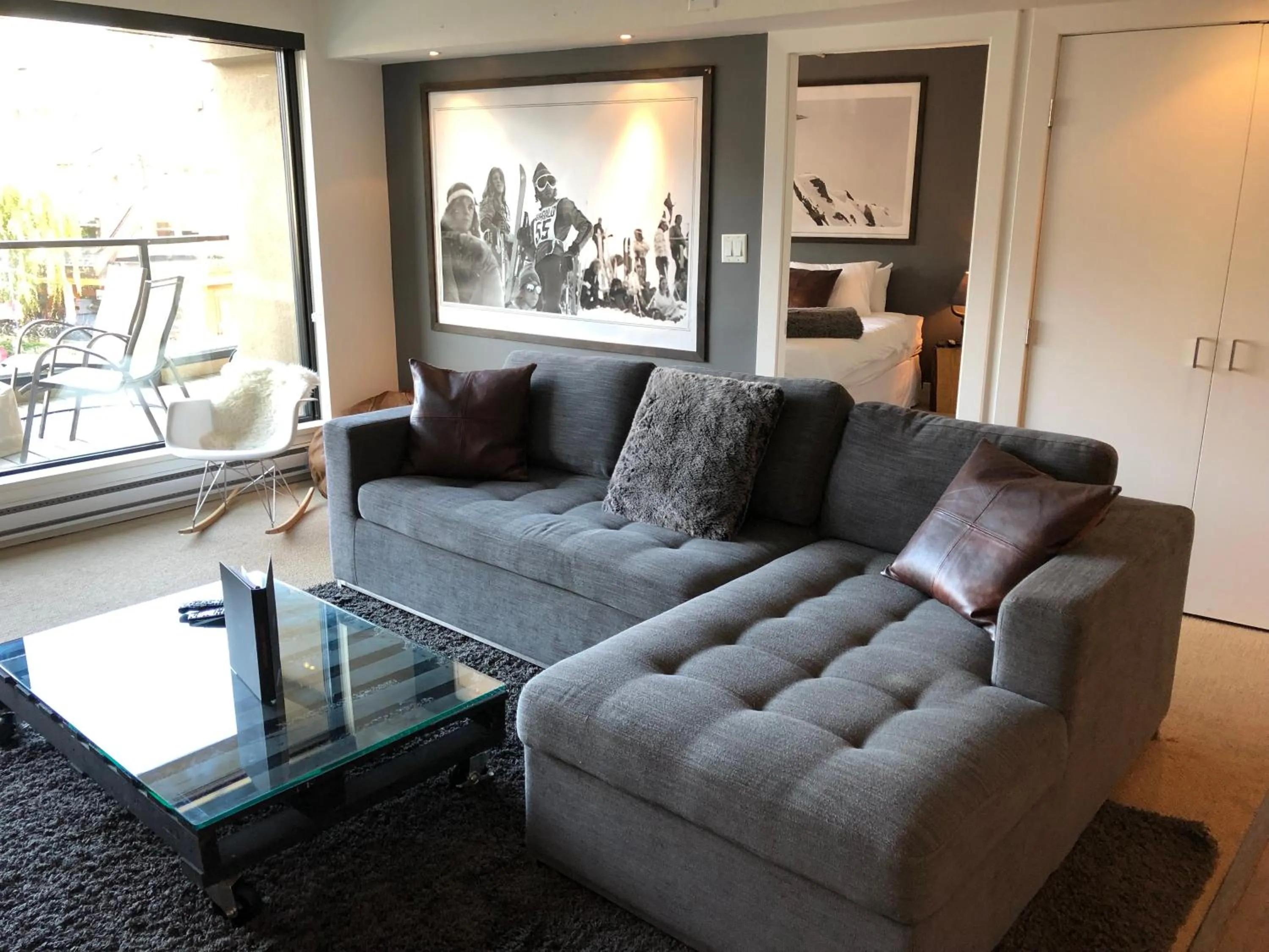 Living room in Gibbons Life Accommodations