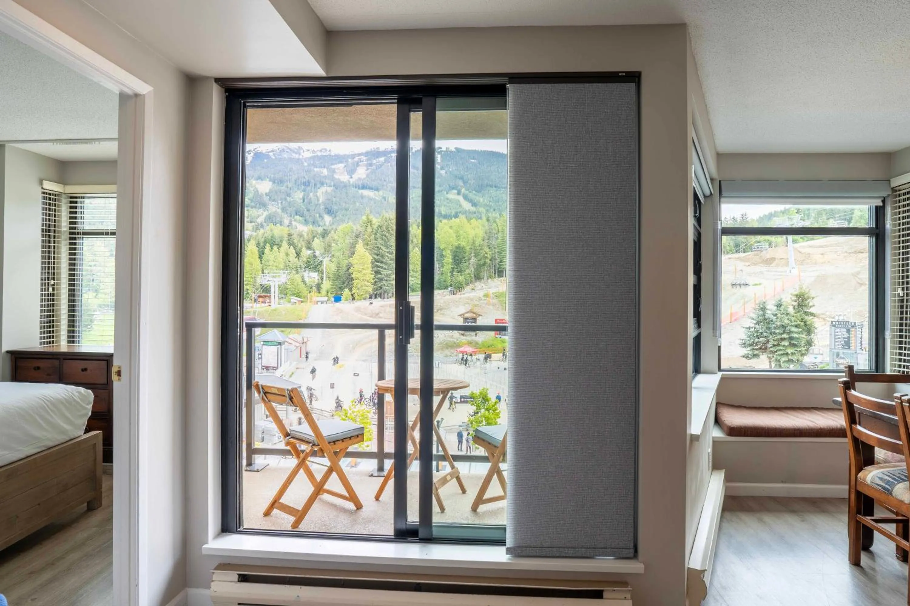 Bed in Gibbons Life Accommodations