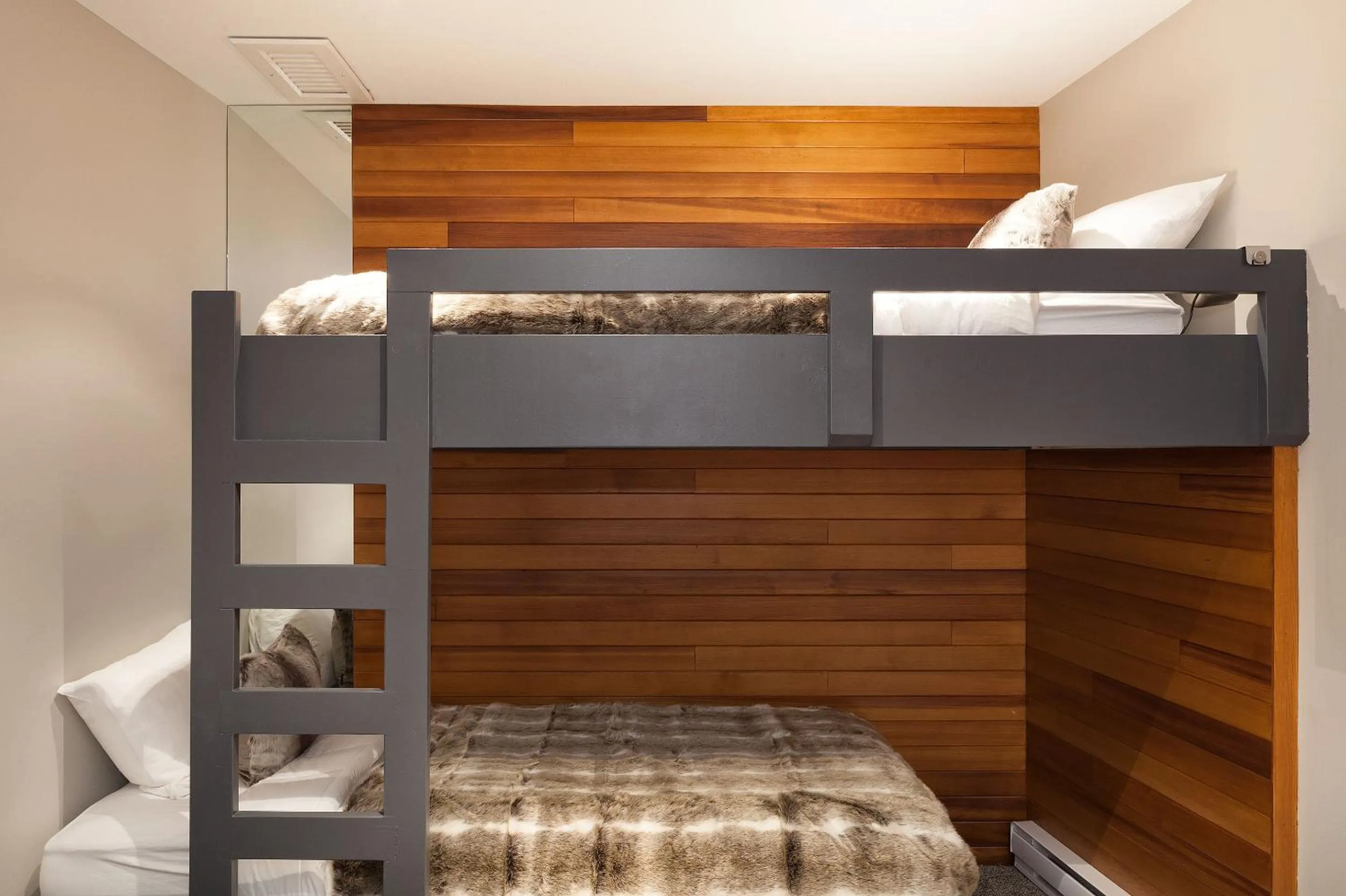 bunk bed, Bed in Gibbons Life Accommodations