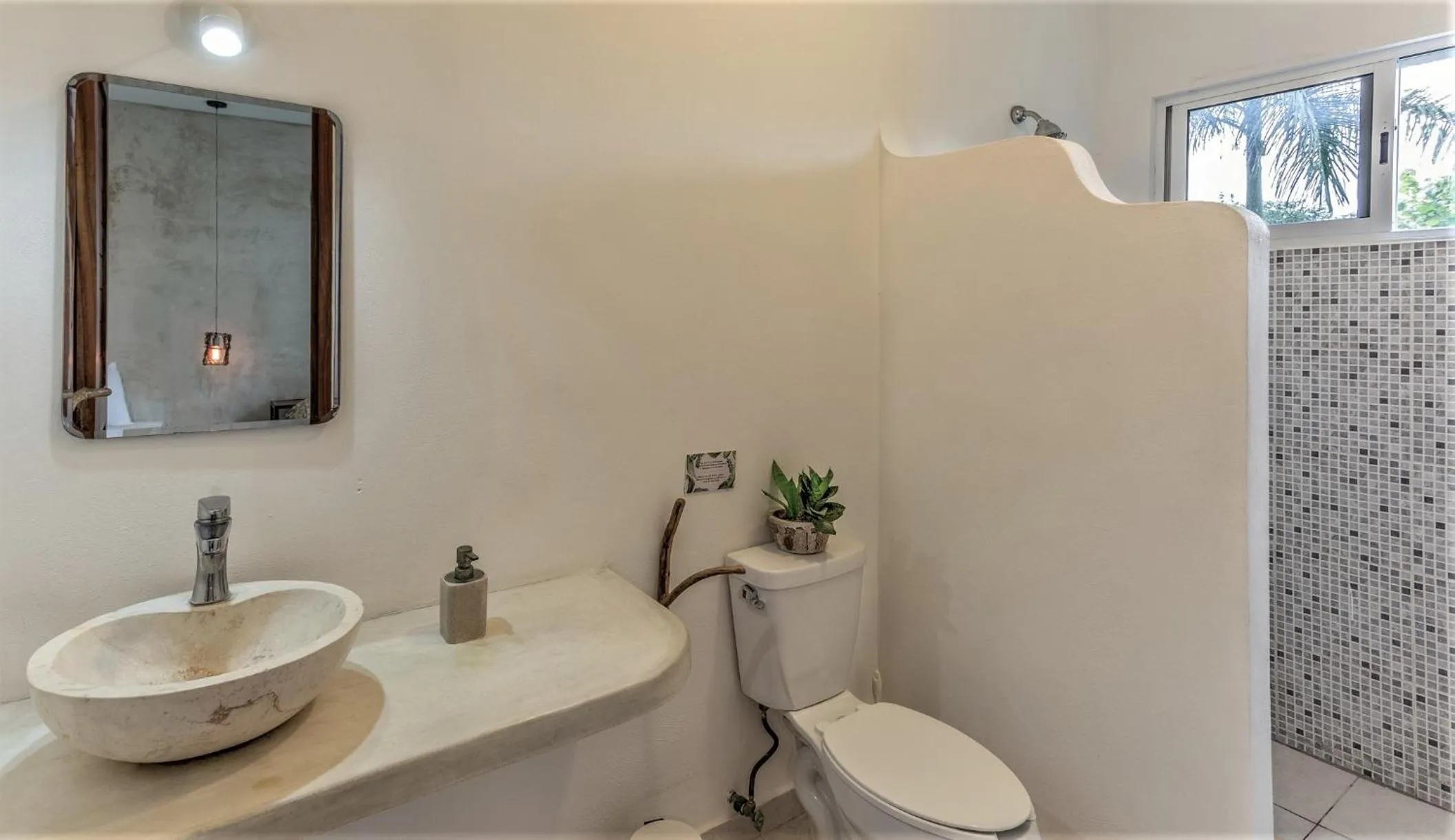 Bathroom in Hotel Aires Bacalar