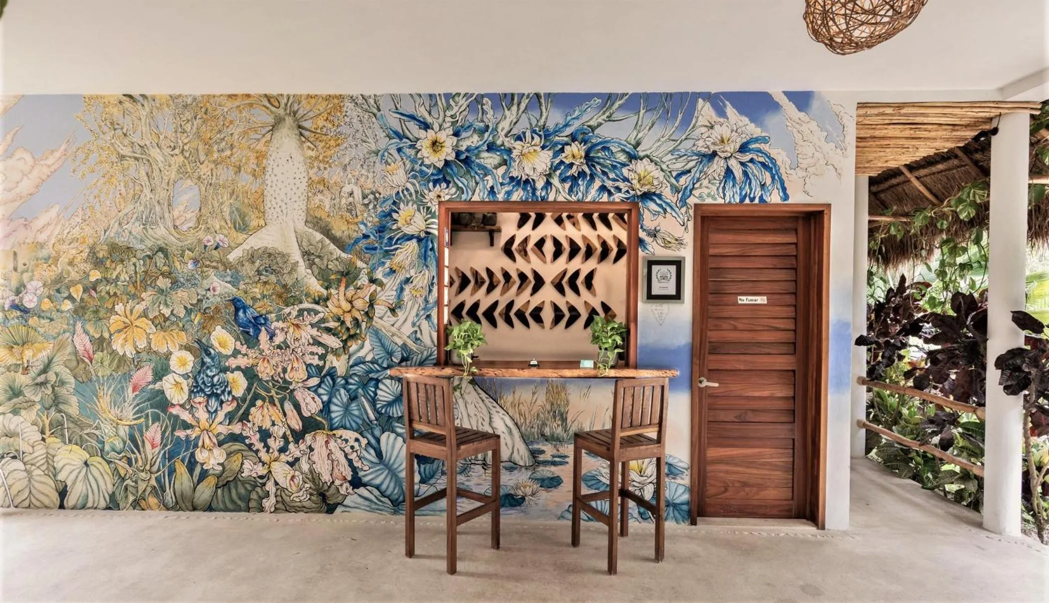 Lobby or reception in Hotel Aires Bacalar