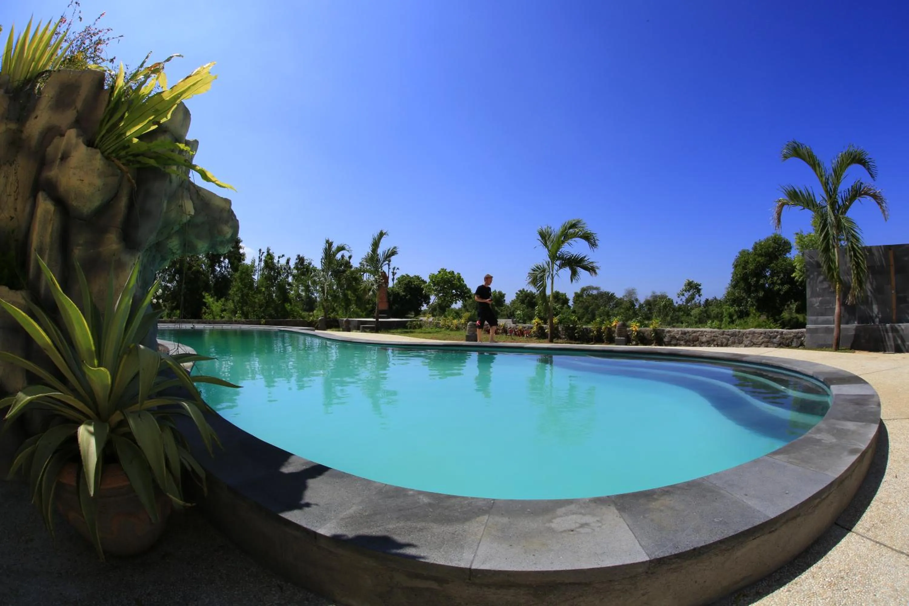 Garden in Bunga Laut Bungalow