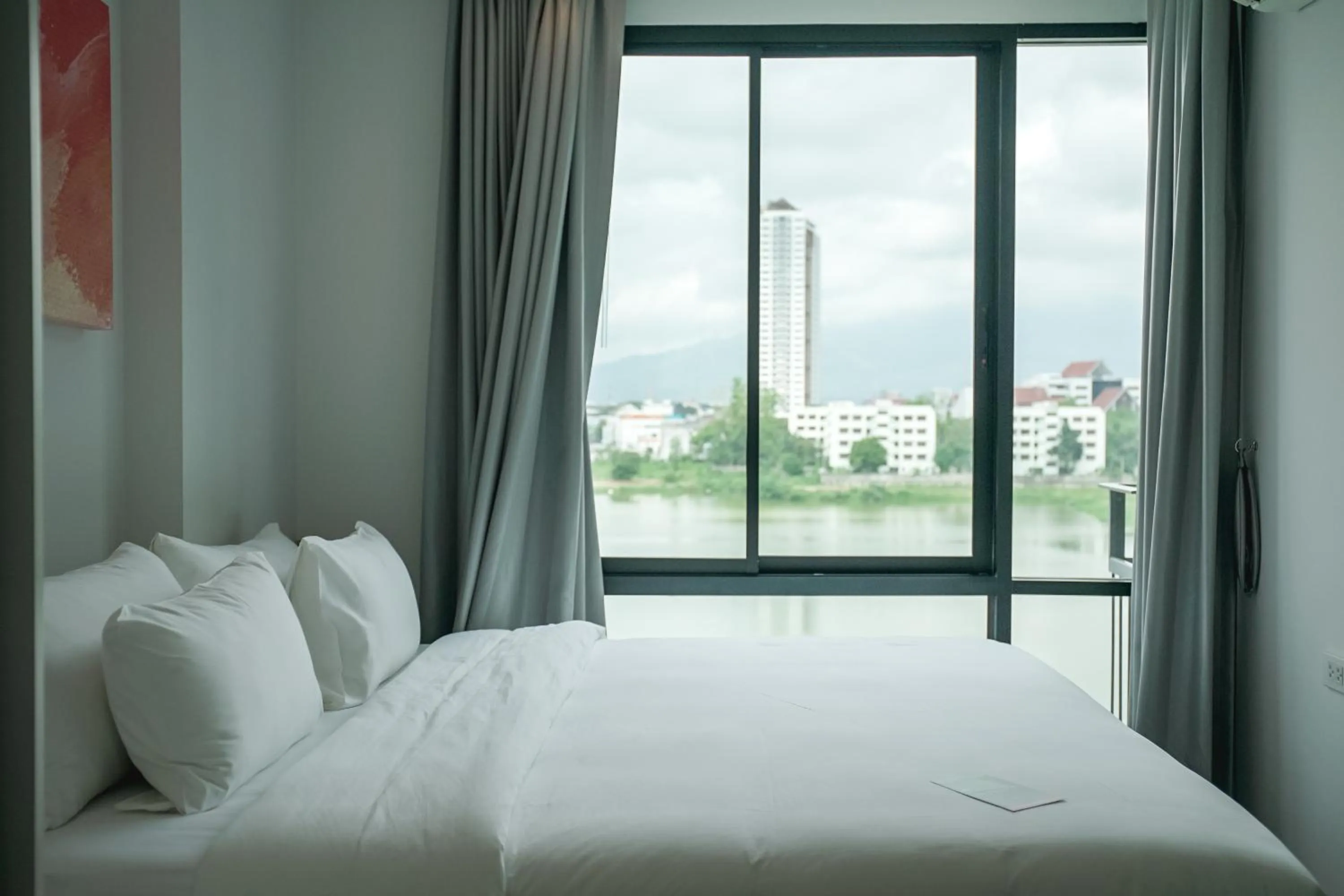 Mountain view, Bed in Brique Hotel Chiangmai