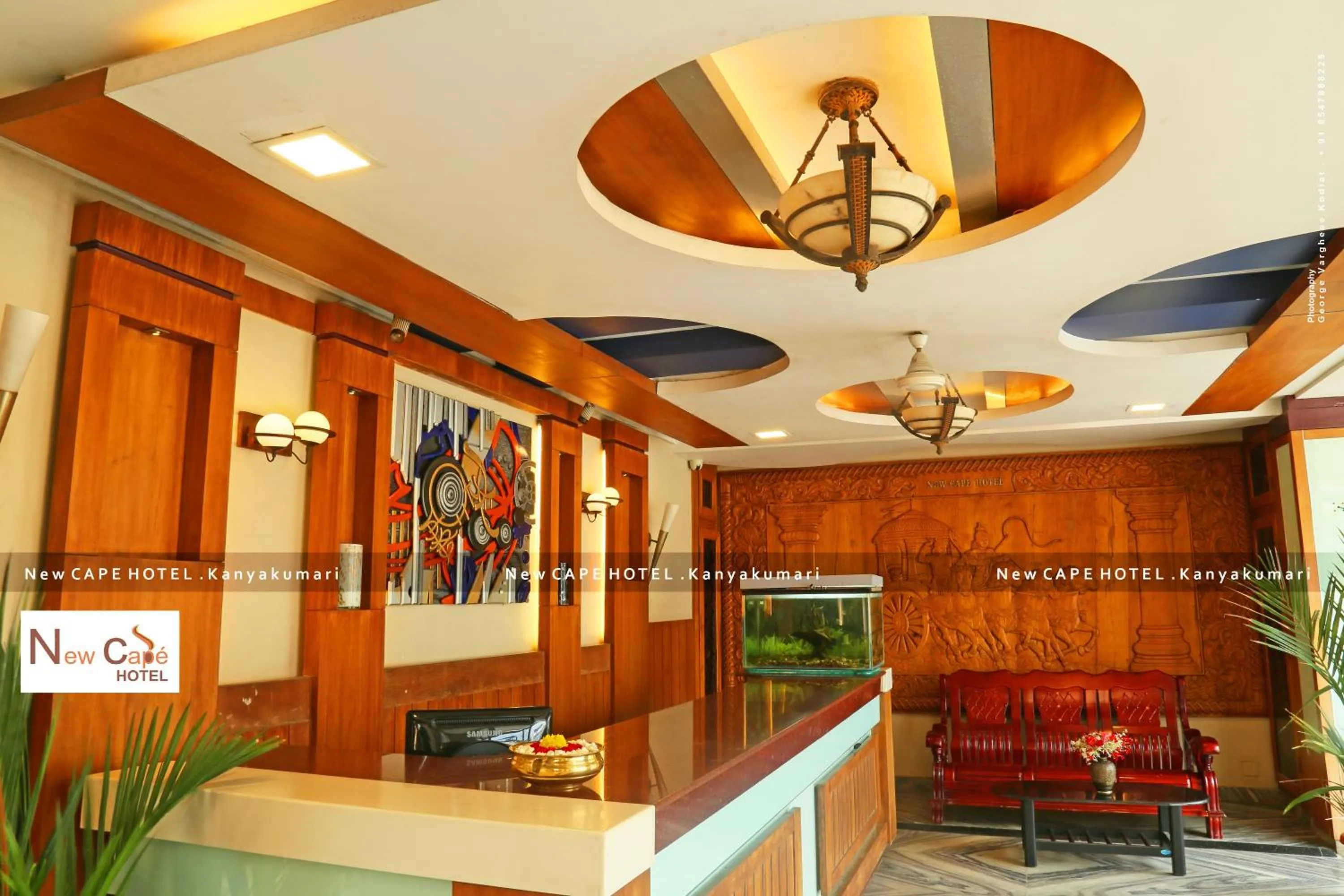 Lobby or reception in New Cape Hotel