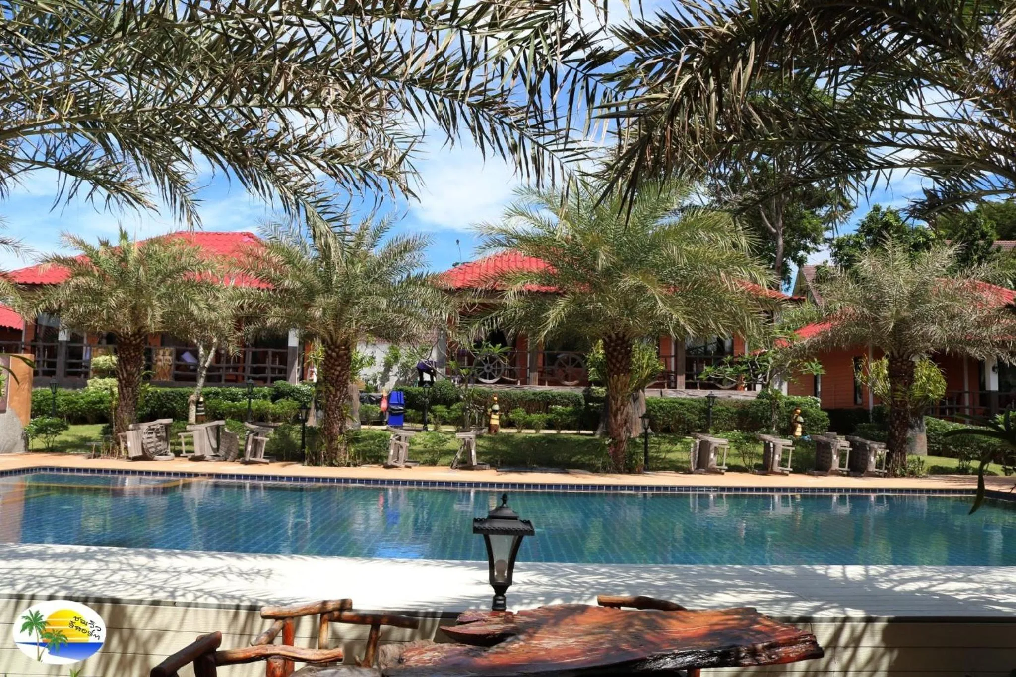 Swimming pool in Chomview Resort