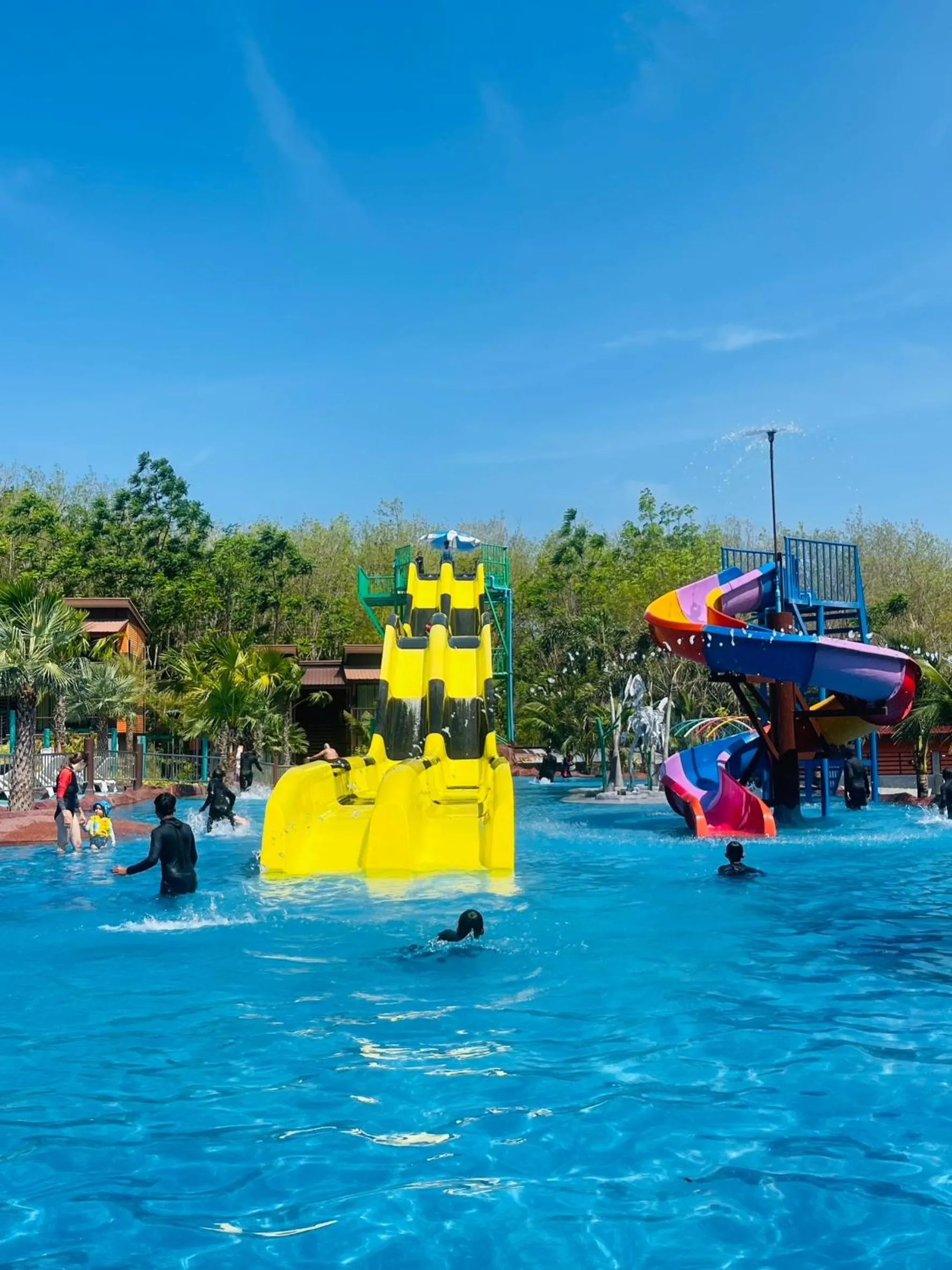 Aqua park in Chomview Resort