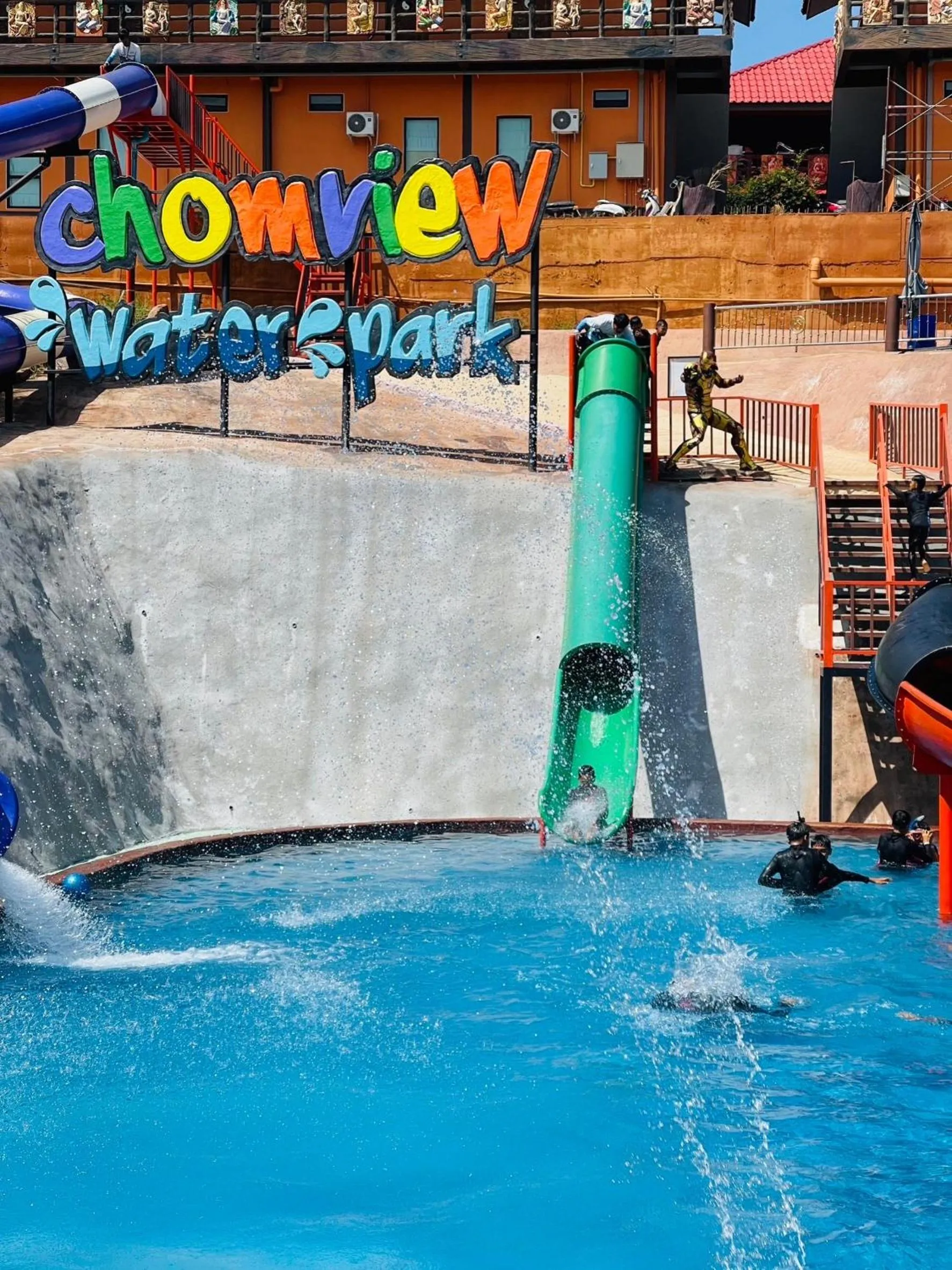 People in Chomview Resort