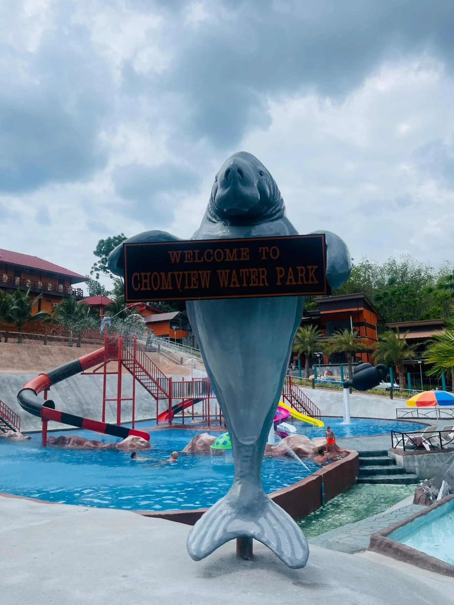 Aqua park in Chomview Resort