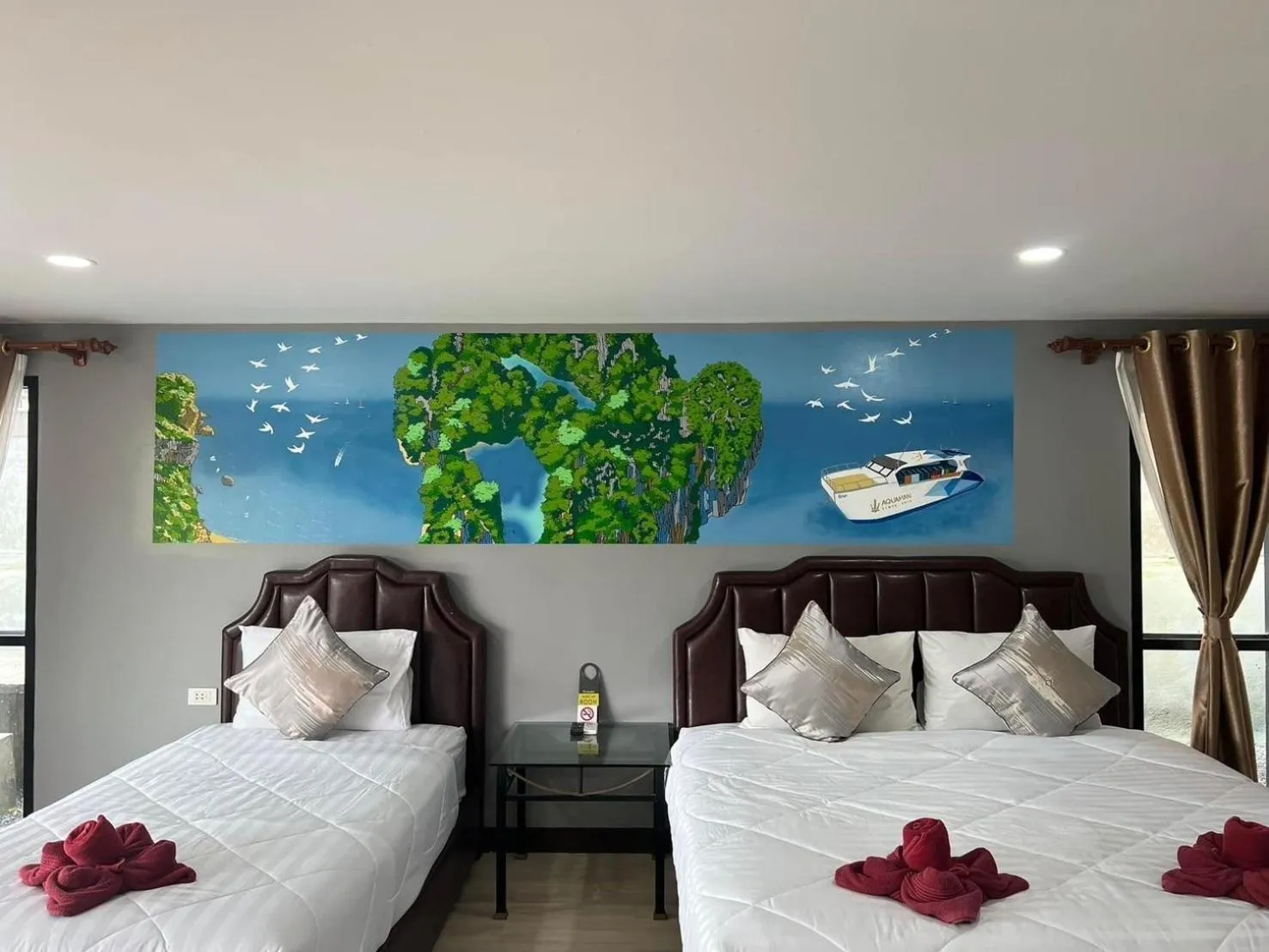 Decorative detail, Bed in Chomview Resort