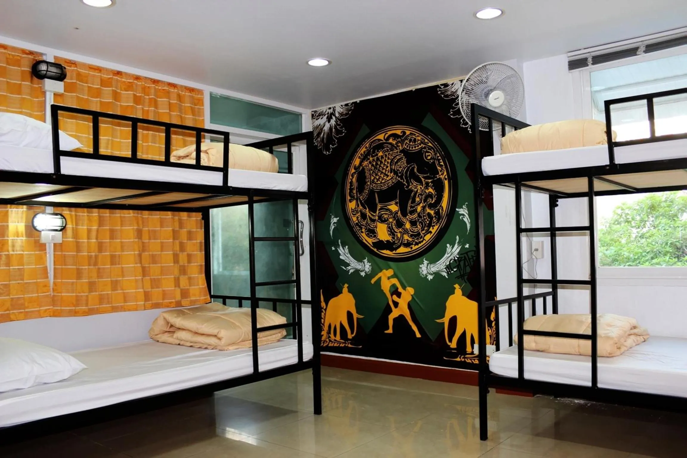 Decorative detail, Bed in Home Base Hostel