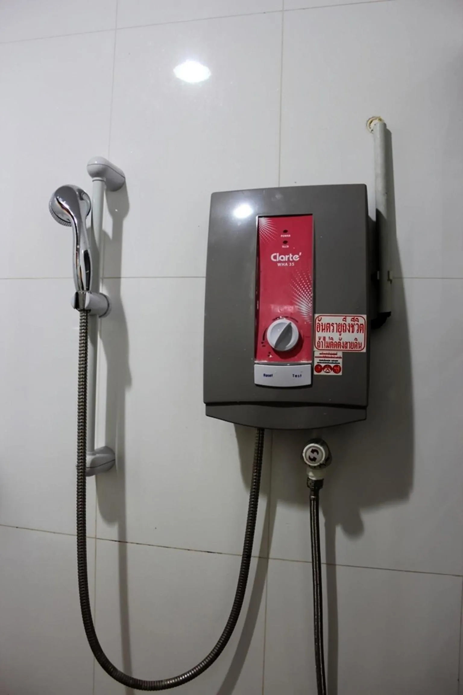 Shower in Home Base Hostel