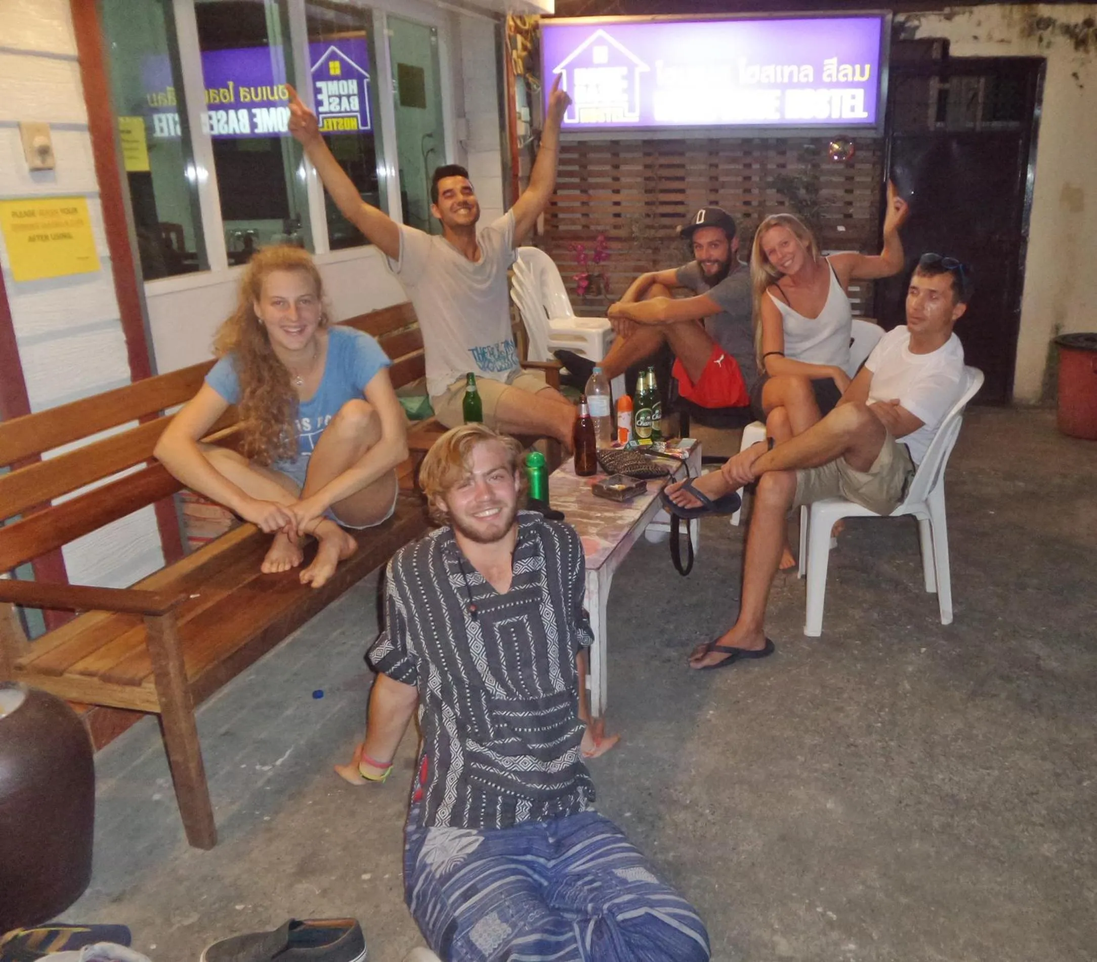 Guests in Home Base Hostel