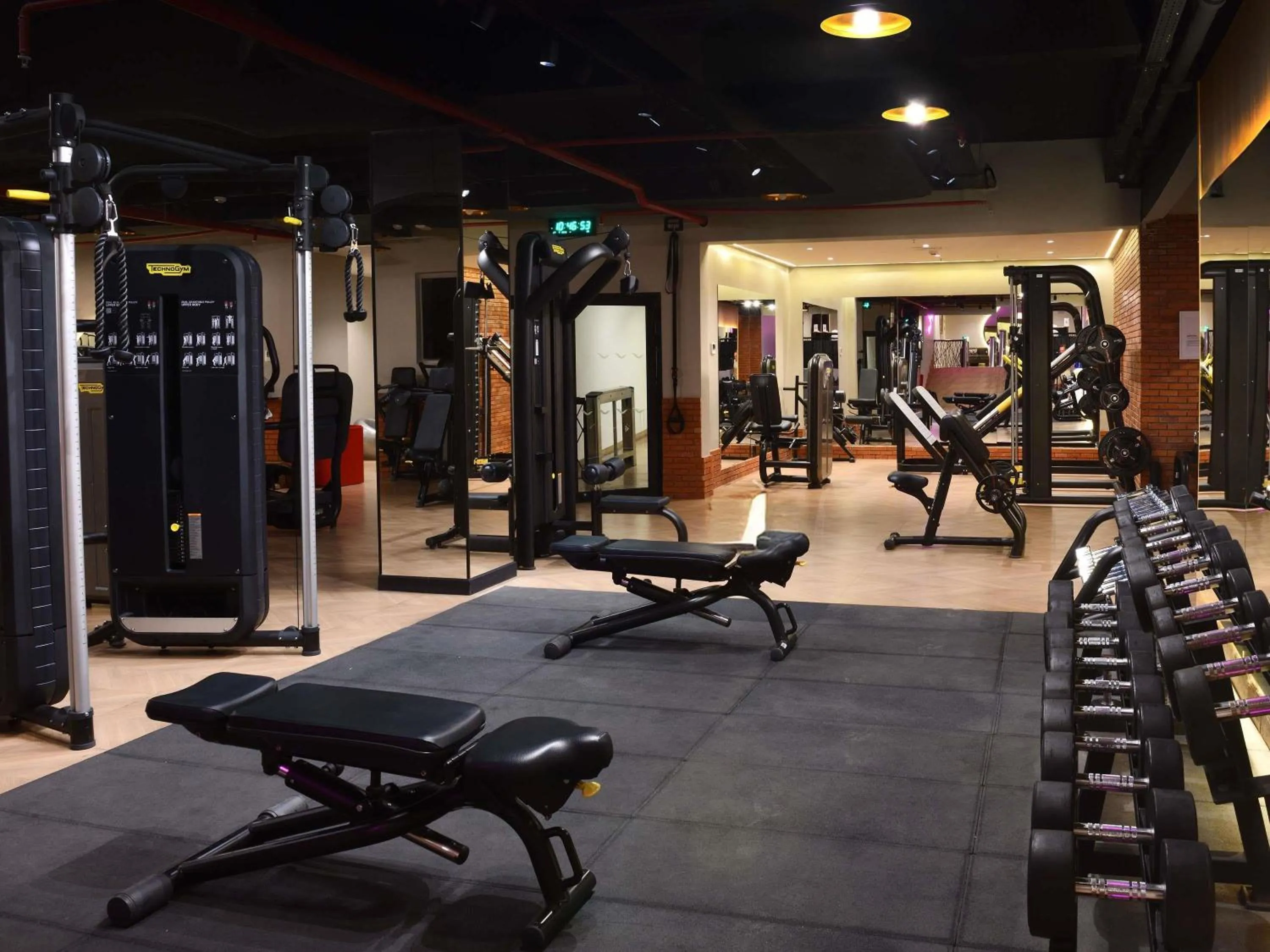Fitness centre/facilities in Mövenpick Hotel Mansour Eddahbi Marrakech