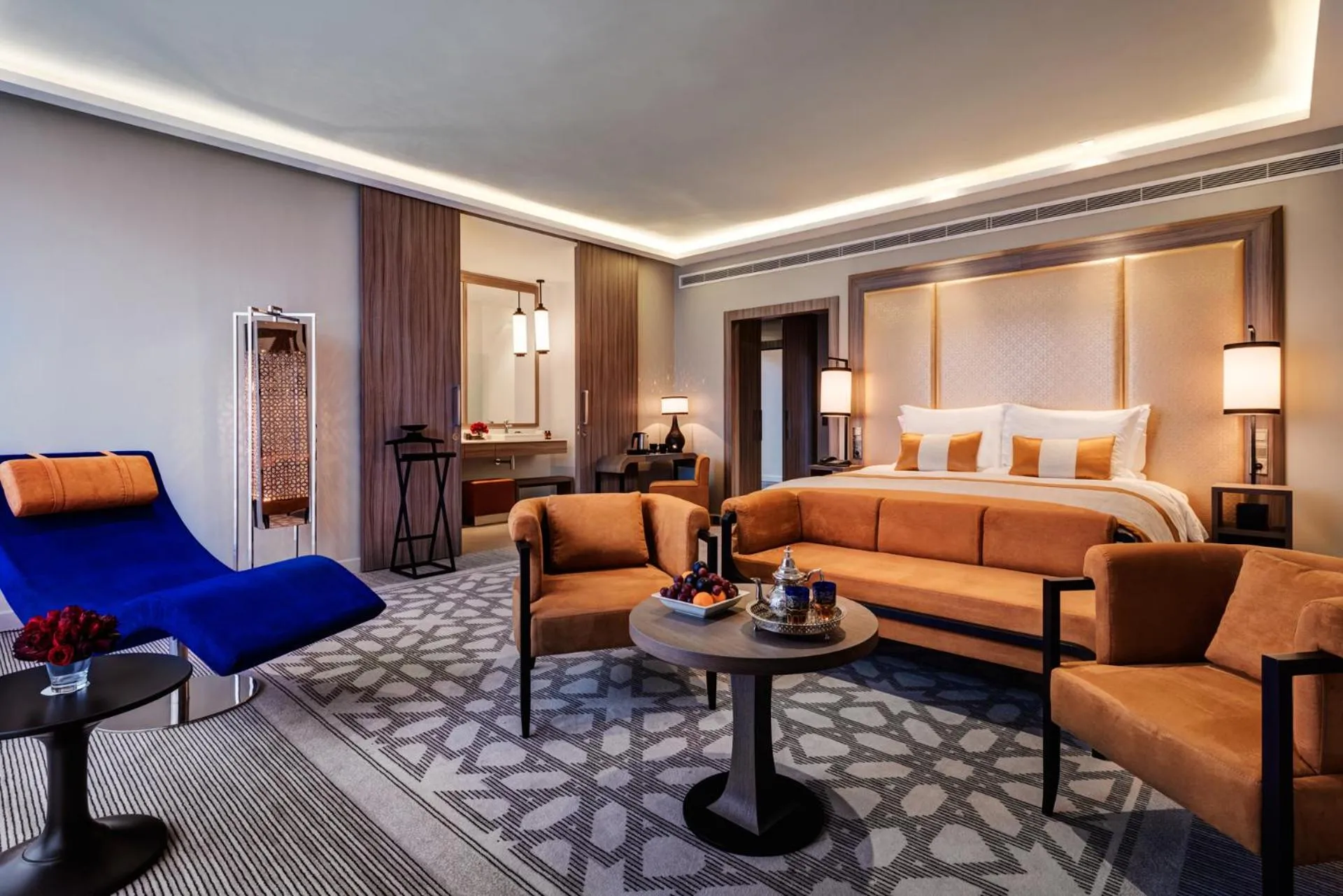 Seating area in Mövenpick Hotel Mansour Eddahbi Marrakech