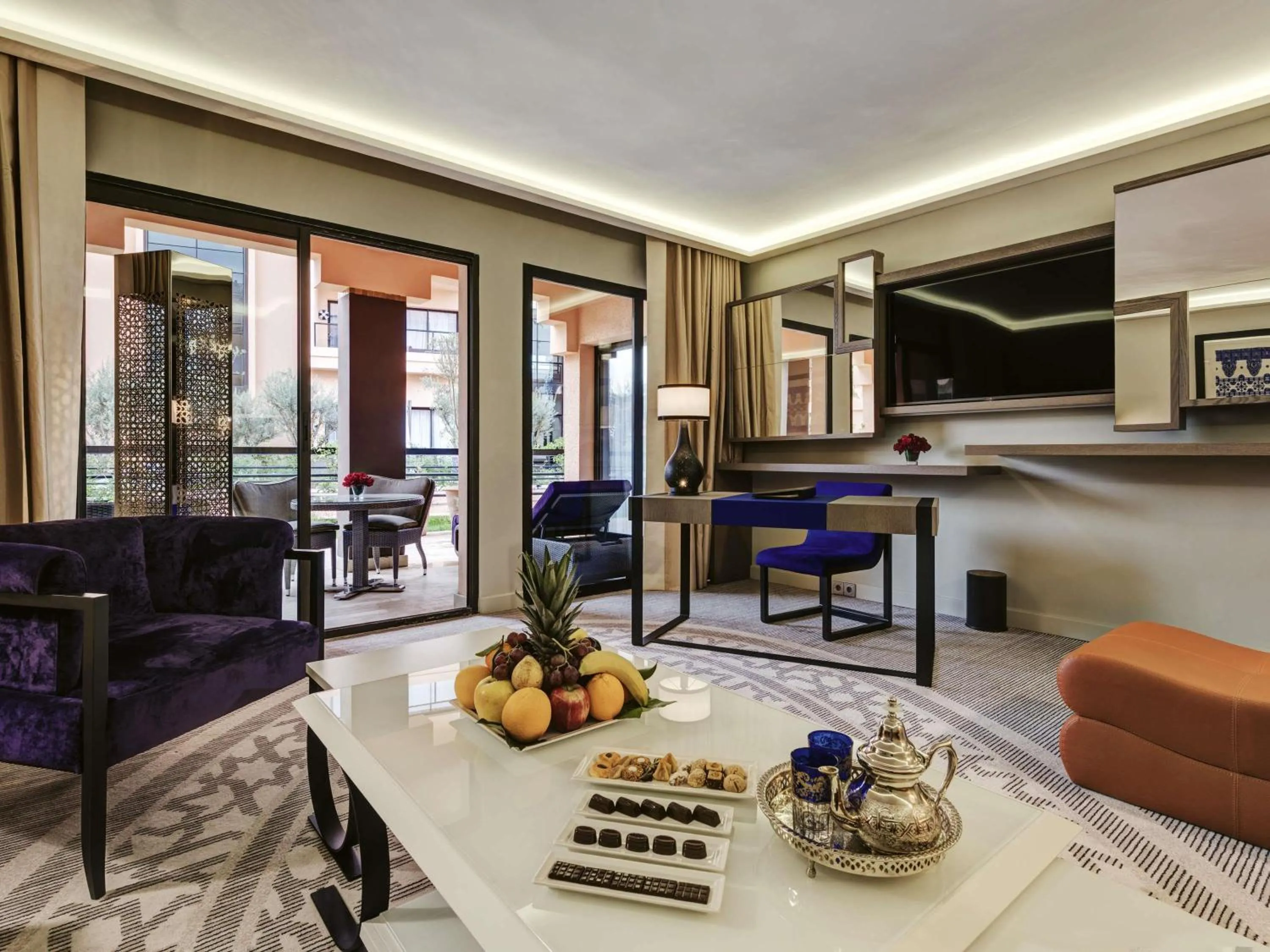 Bedroom in Mövenpick Hotel Mansour Eddahbi Marrakech