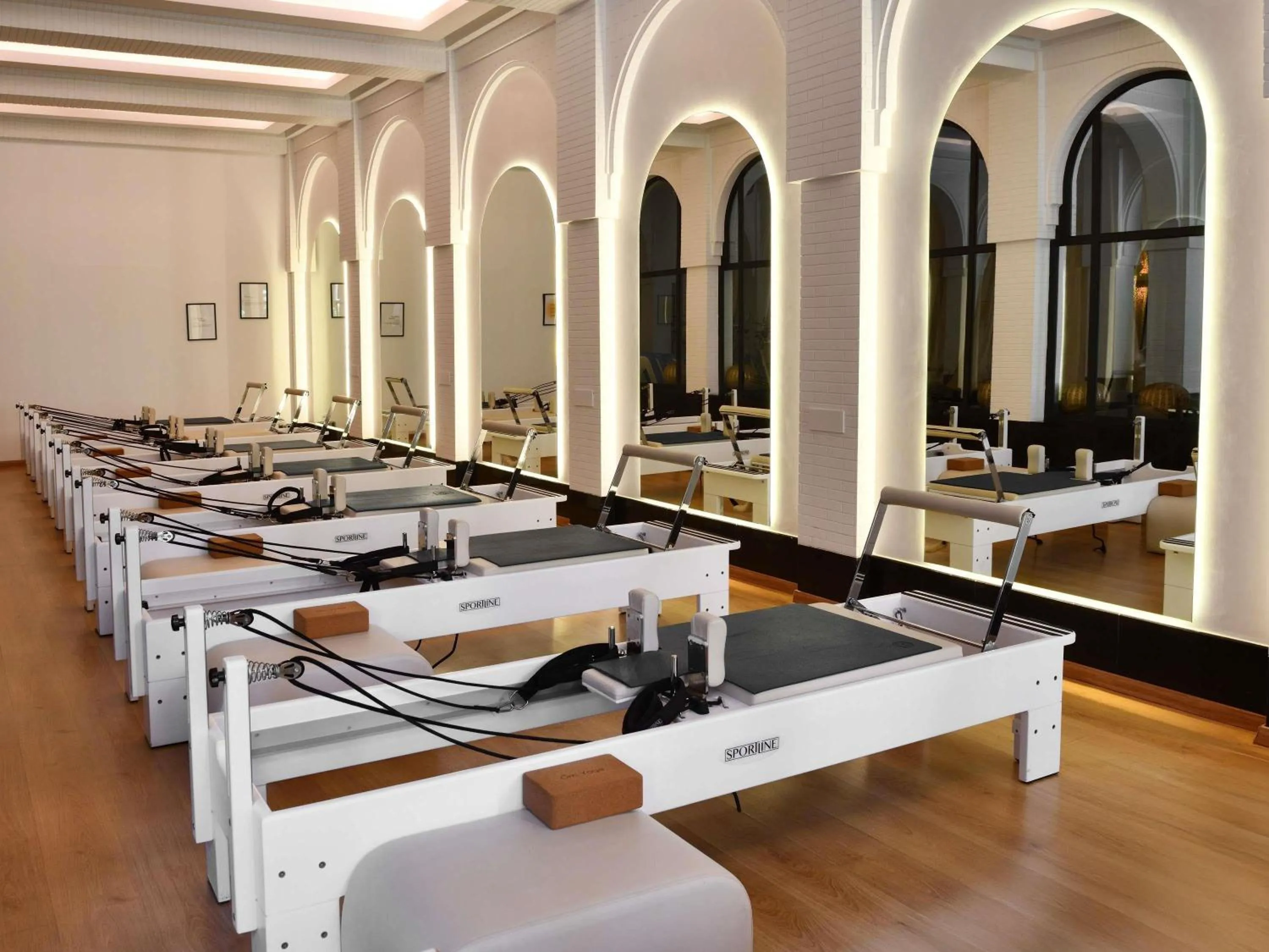 Fitness centre/facilities in Mövenpick Hotel Mansour Eddahbi Marrakech